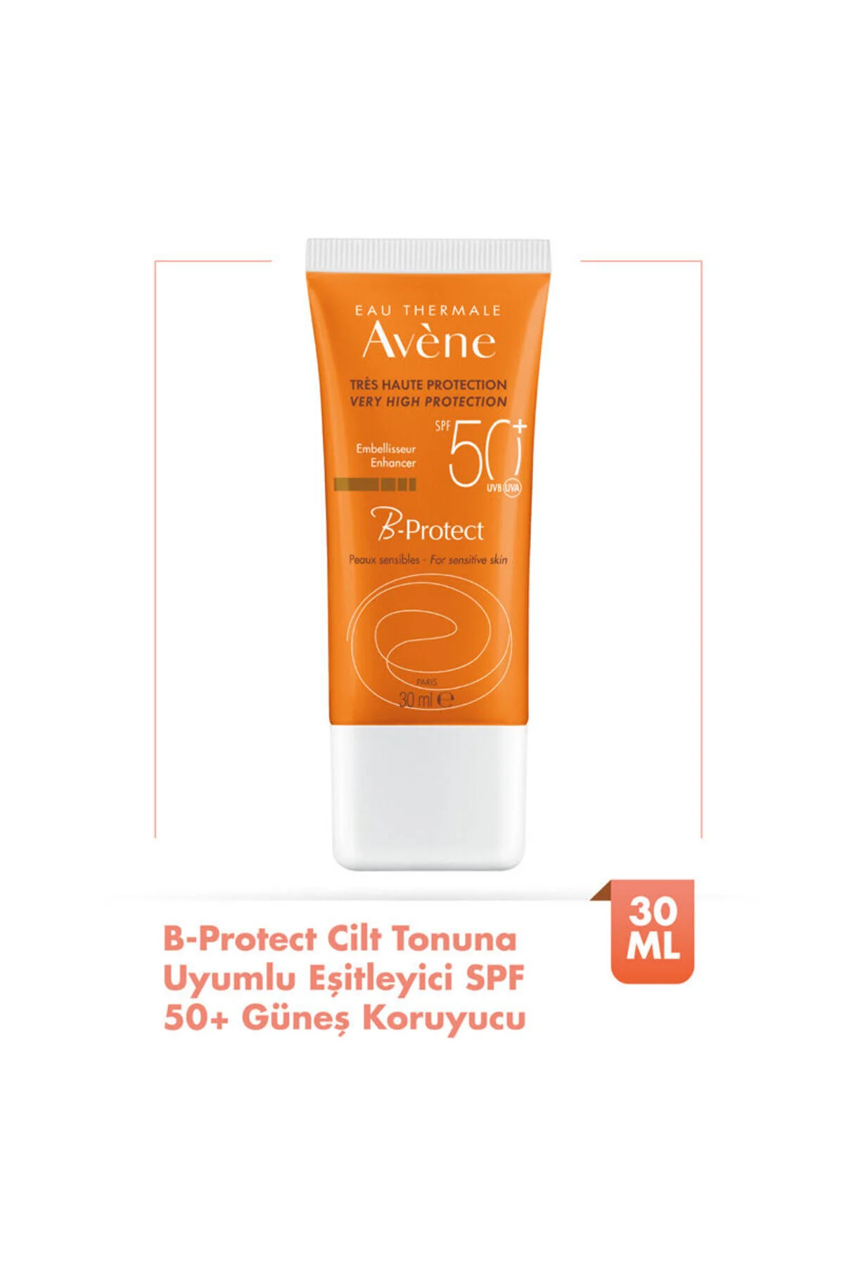 کرم ضد آفتاب صورت SPF 50+ B محافظ 30ML Avene