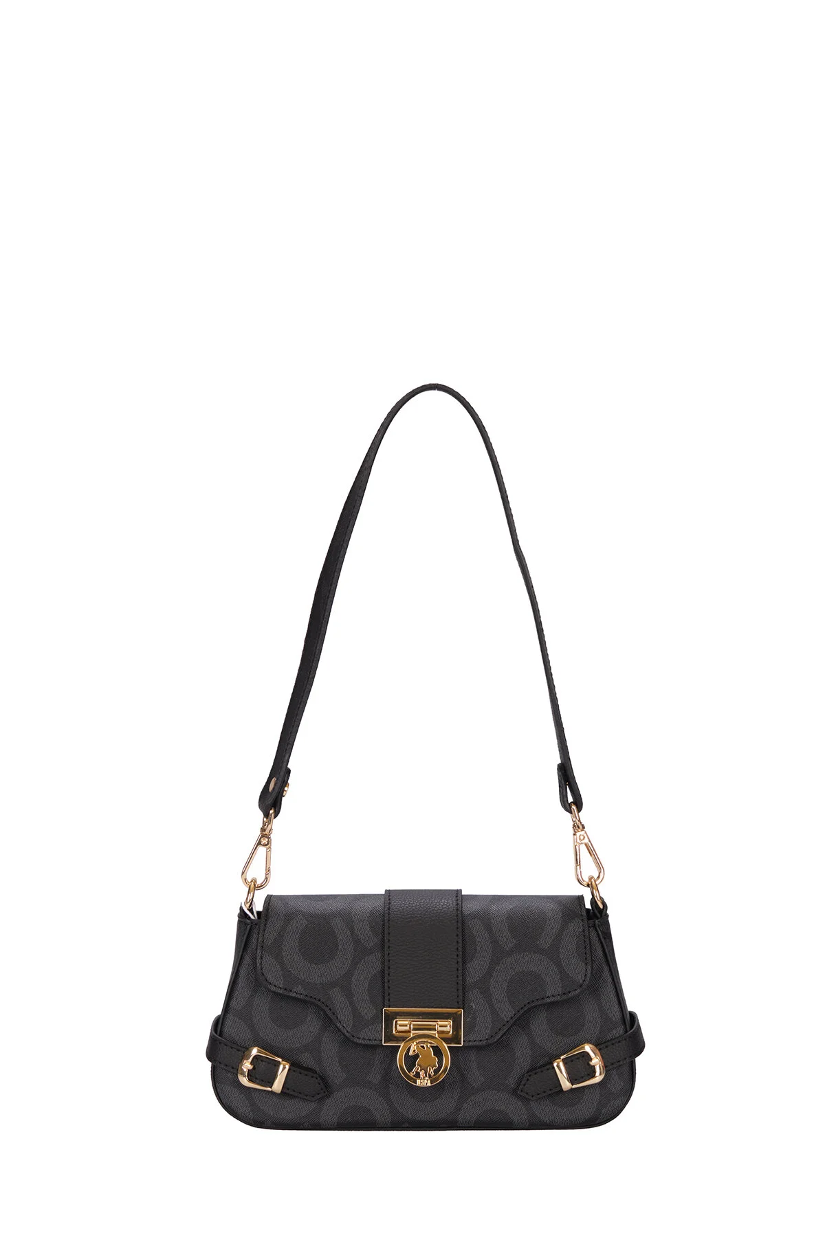 کیف شانه ای زنانه مشکی US25170 U.S. Polo Assn.