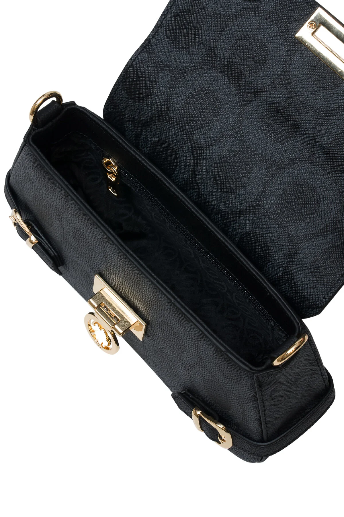 کیف شانه ای زنانه مشکی US25170 U.S. Polo Assn.