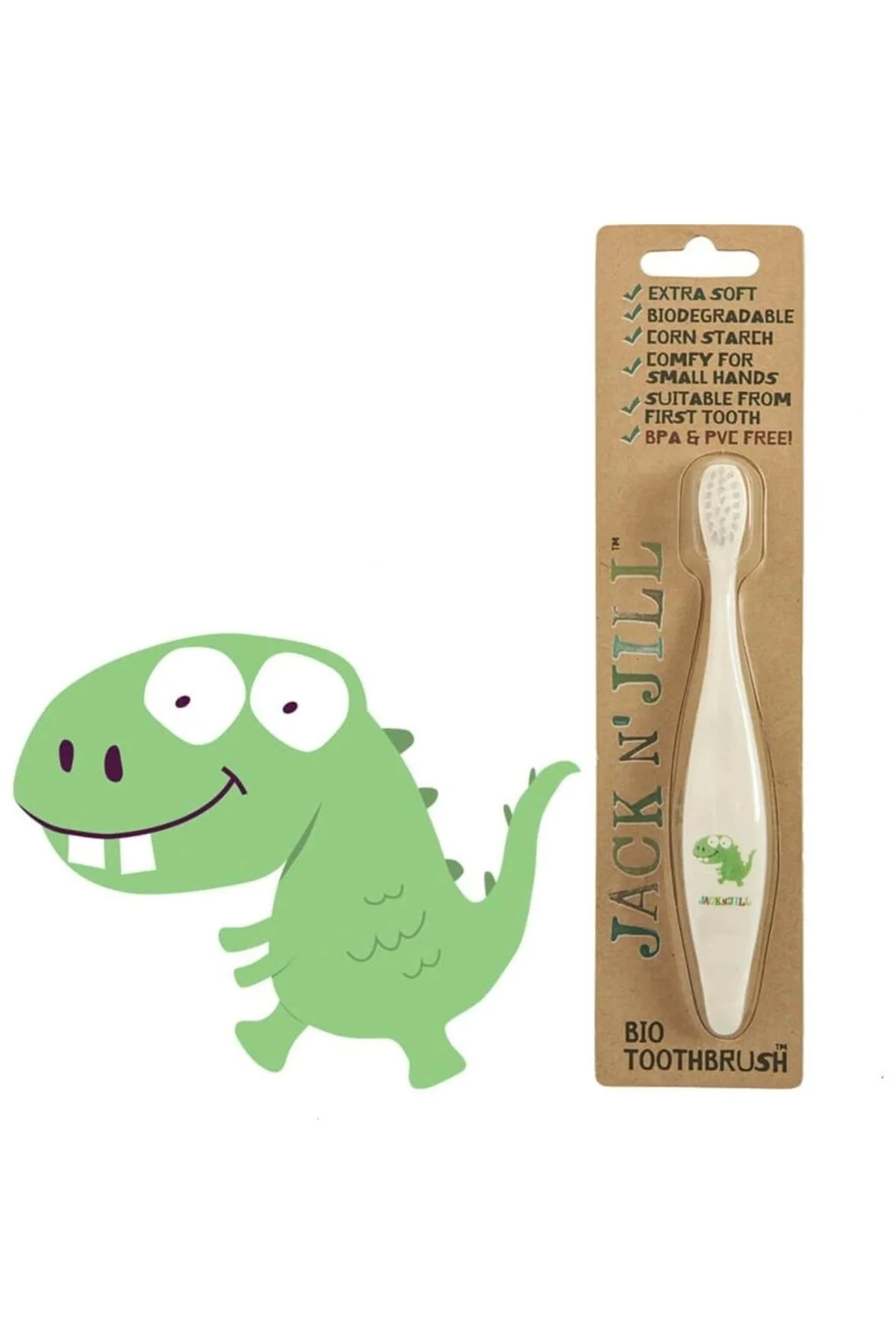 مسواک شارژی JACK N' JILL CORN COB DINO اورجینال Genel Markalar