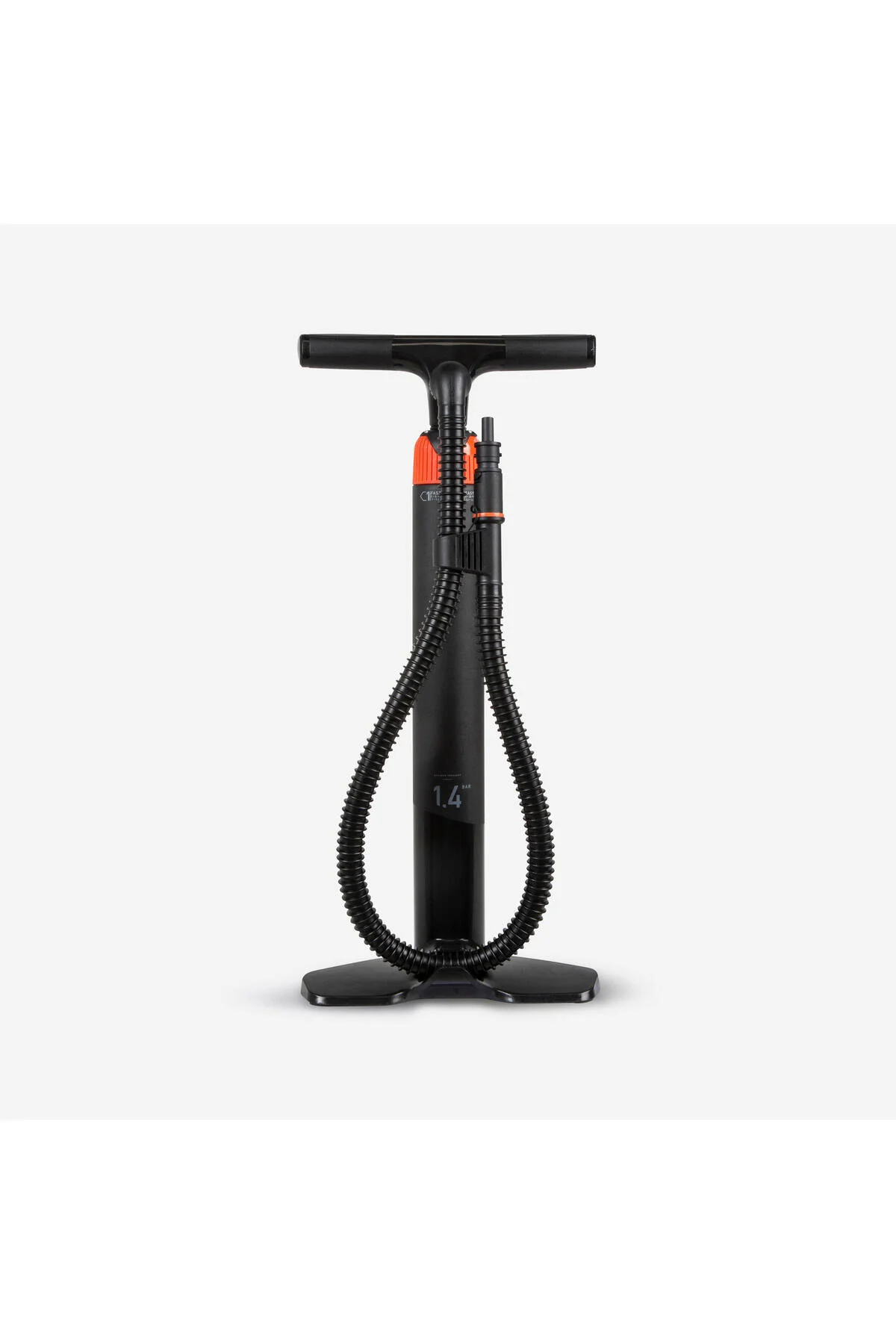 پمپ باد مشکی ساده ایستاده دست و پا زدن بوت رانی دو برابر فشار بالا 0 سازگار دکتلون Decathlon