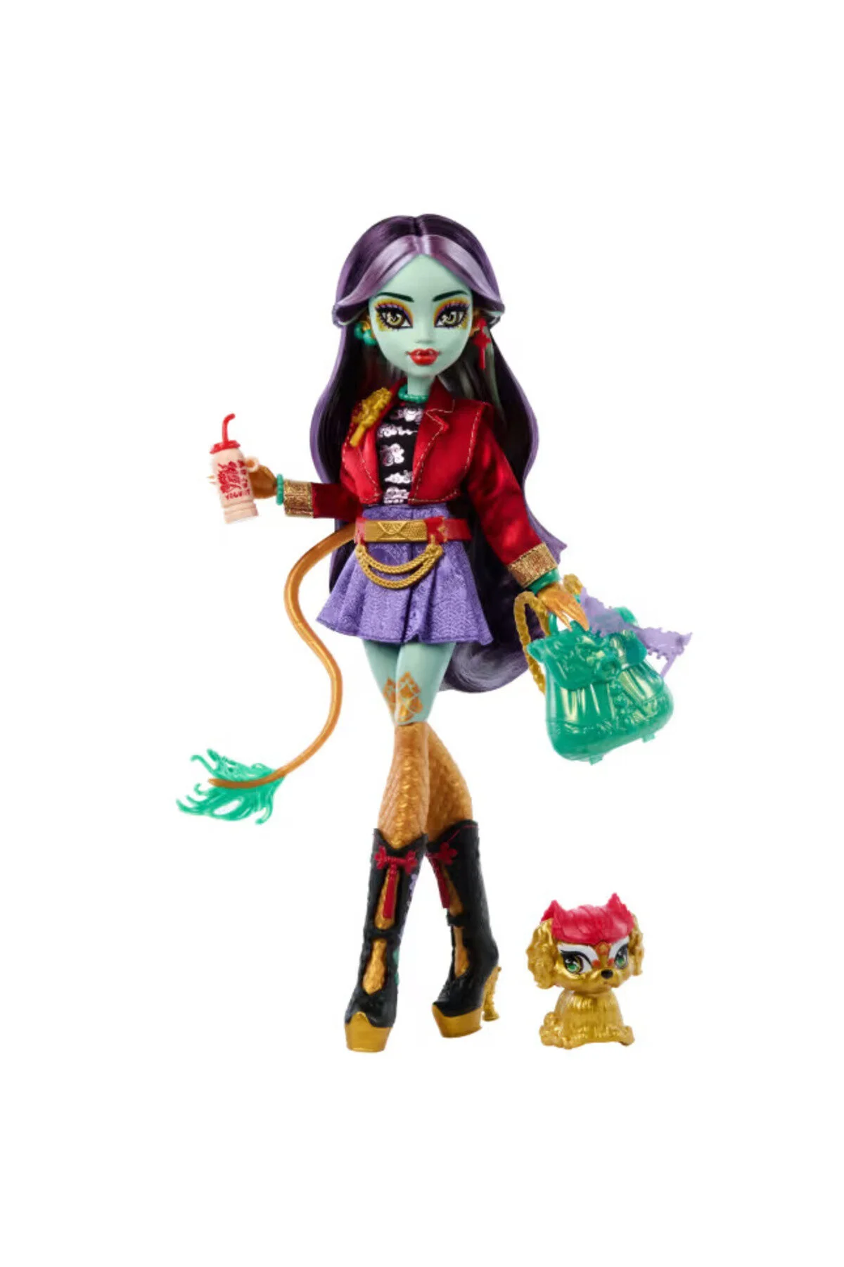 عروسک های مدل پسرانه و دخترانه بچگانه بچه شخصیت اصلی هیولا بالا JAUNFIRE LONG HYV 58 MONSTER HIGH