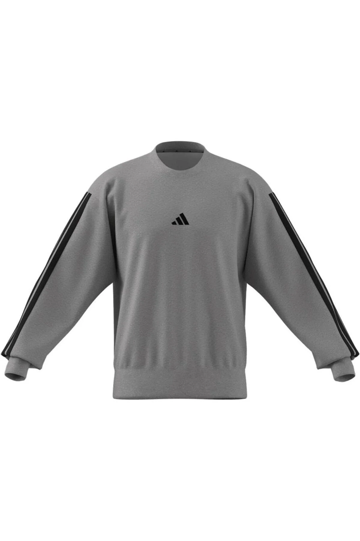 سویشرت مردانه پیراهن خاکستری M 3S FT SWT JE6374 آدیداس adidas