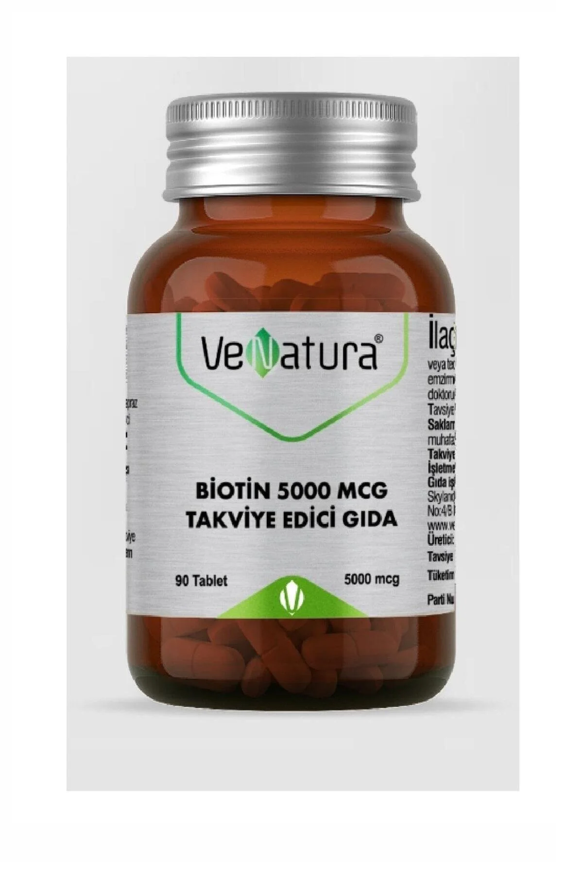 مکمل ویتامین بیوتین 5000 میکروگرم 90 عددی واناتورا Venatura