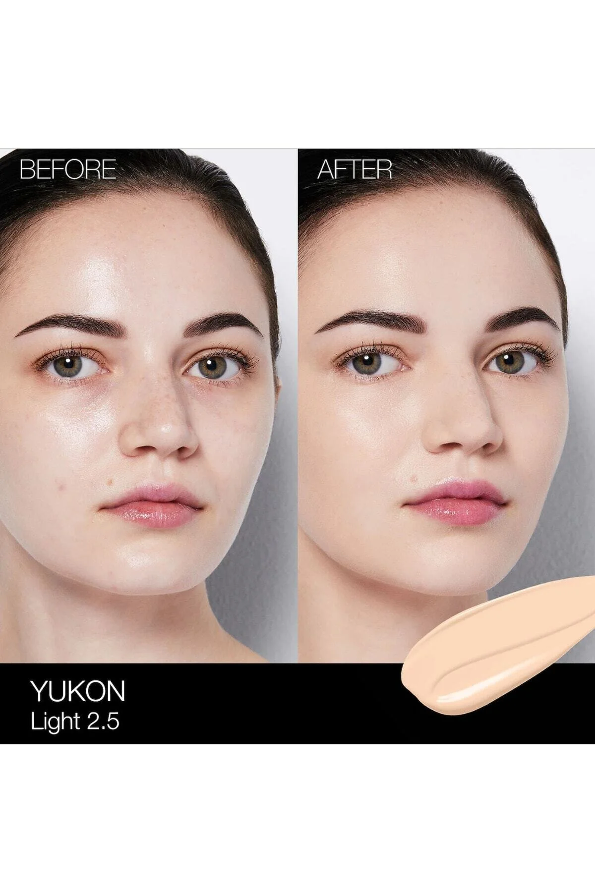 کرم پودر بنیاد 30 میل یوکان برای بستن لکه های تاریک و قرمزی موثر است Nars