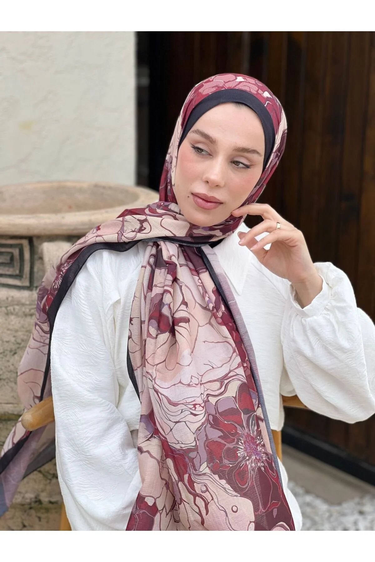 شال لینا الگوی آلیس اورجینال Modakaşmir
