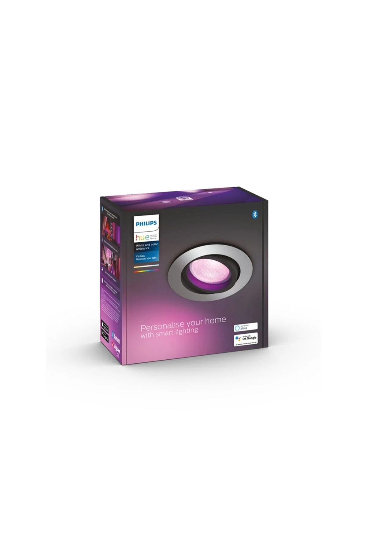 روشنایی هوشمند HUE CENTURA SMART دفن 1X4.2W آلومینیوم V2 فیلیپس Philips