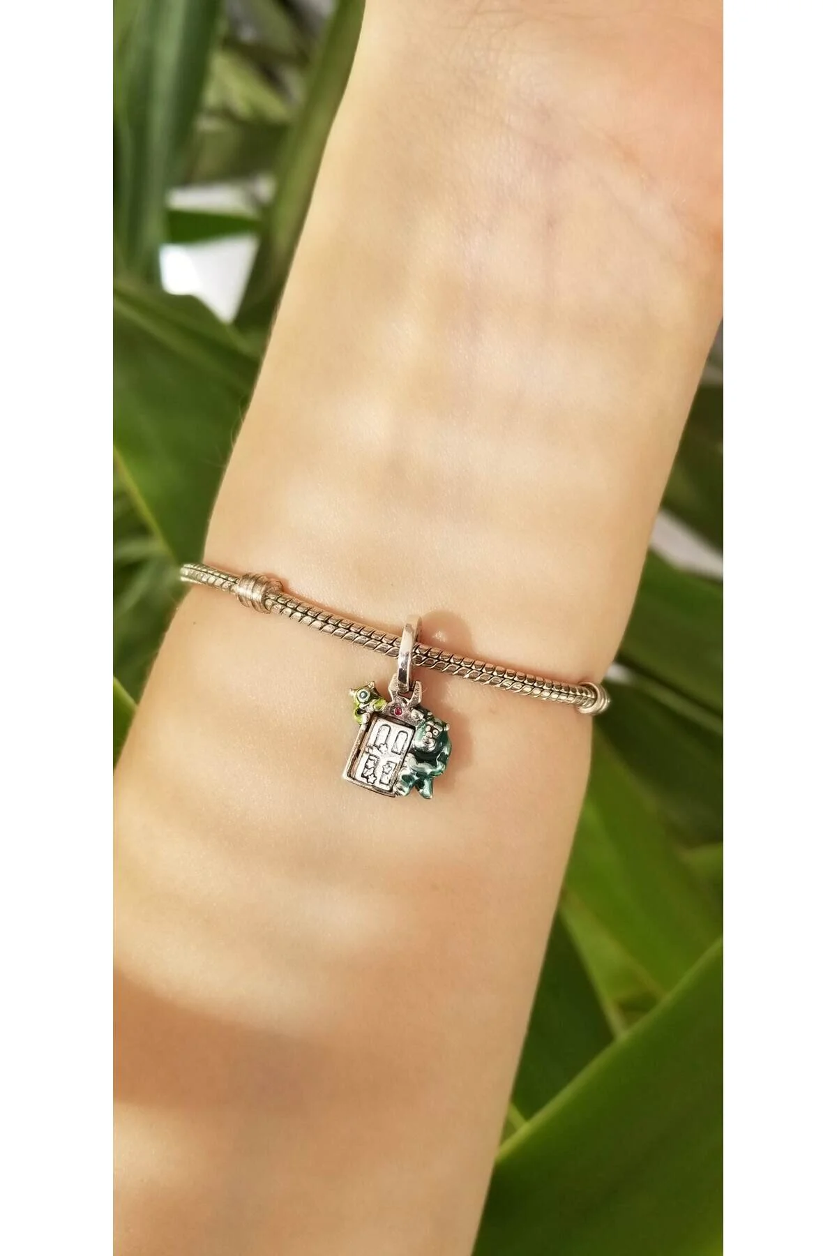 چارم سازگار با SILVER MONSTERS, INC. MIKE WAZOWSKI SULLEY BOO CHARM MOMENTS BRACELETS şengül takı evi