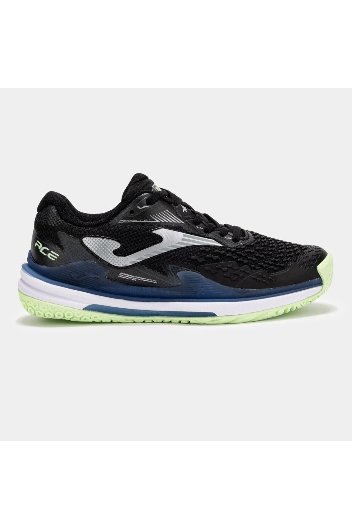 کفش تنیس زنانه ACE زنان سیاه خاک و سخت کرت SHOESTACLS2501AC Joma