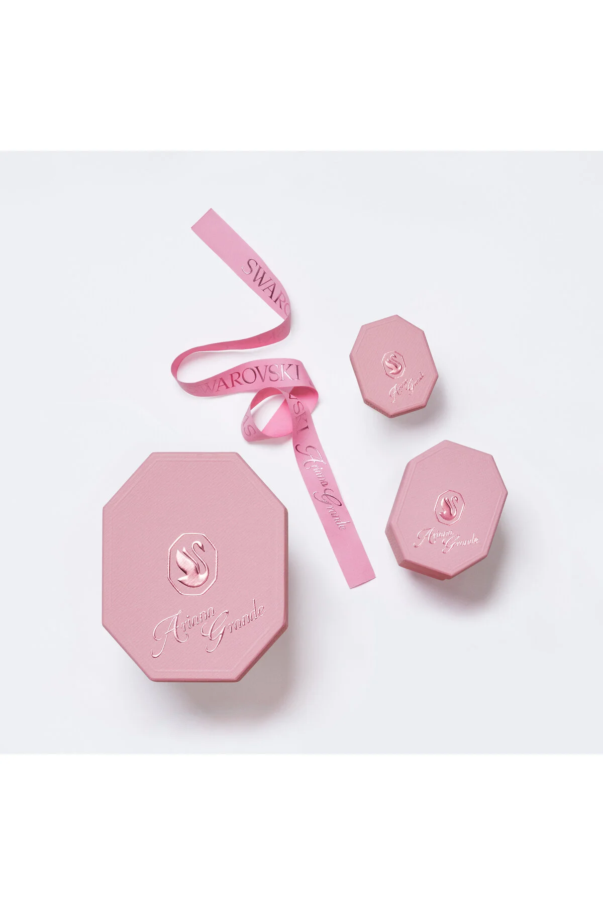 گردنبند کریستال تنیس ARIANA GRANDE X SWAROVSKI مروارید قلب سفید روتیوم روکش سواروسکی اورجینال Swarovski