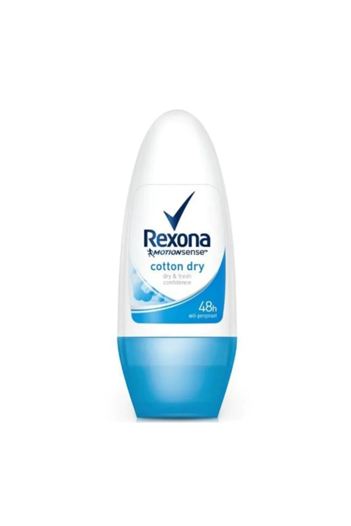 شامپو پنبه خشک برای اعتماد به نفس تازه روی دئودورانت آبی کومبو رکسونا Rexona