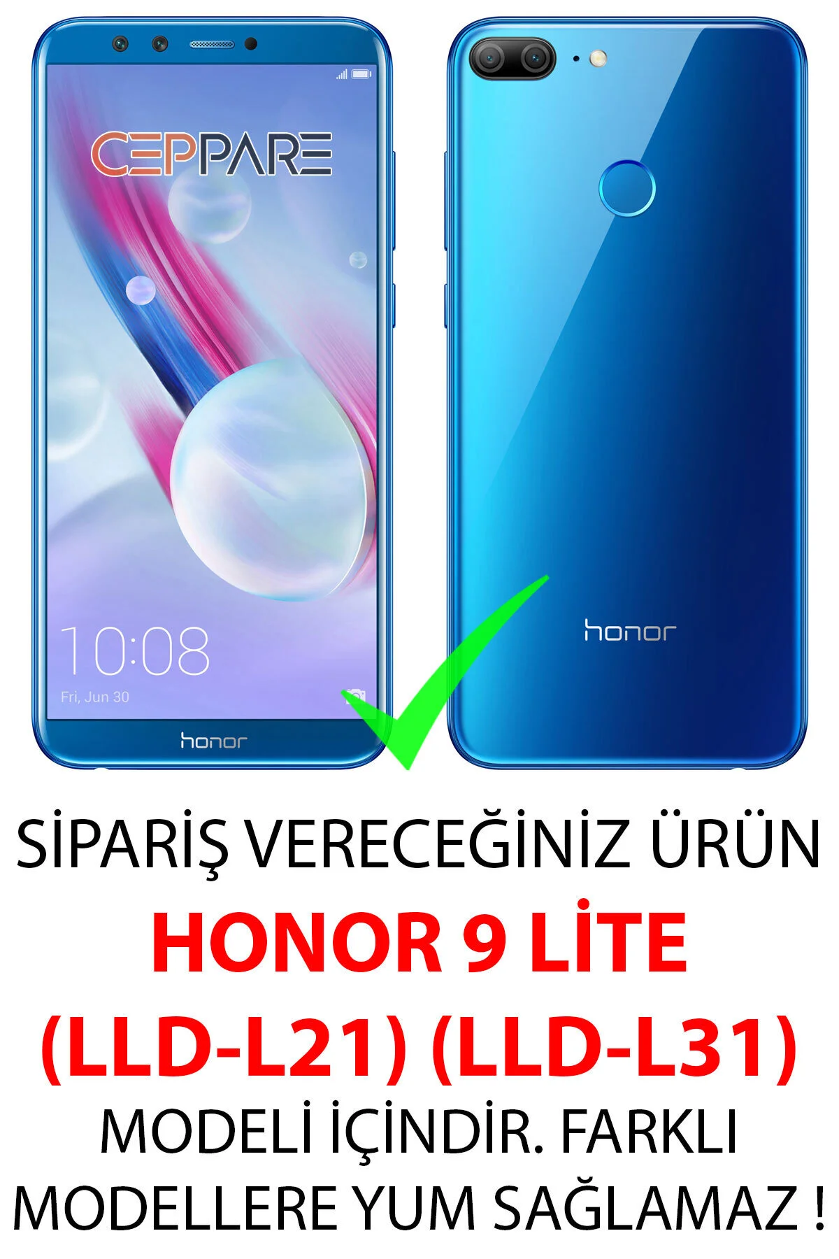 کاور و قاب HONOR 9 LITE LLD L31 با الگوی چاپ سیلیکونی سری DAISY NGO: CP 1SNILNF Ceppare