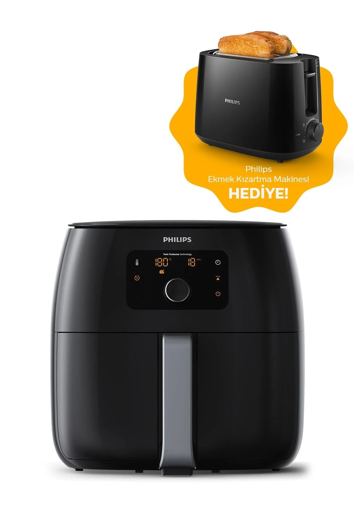 سرخ کن HD9650 90 AIRFRYER نان هدیه فرانسوی 2 سال ضمانت فیلیپس Philips