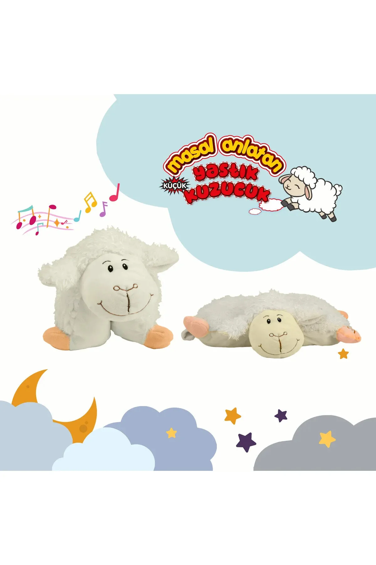 اسباب بازی های پشمی بالش داستان گویی ترکی بره من رشد حسی آموزشی I توسعه دیداری و شنوایی MorBebe