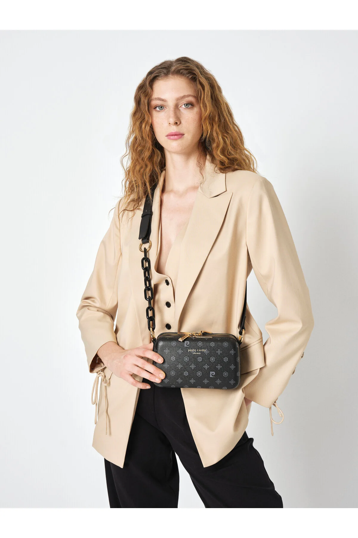 کیف شانه ای کراس بادی پیر کاردین 05PC25Y10317 MN Pierre Cardin