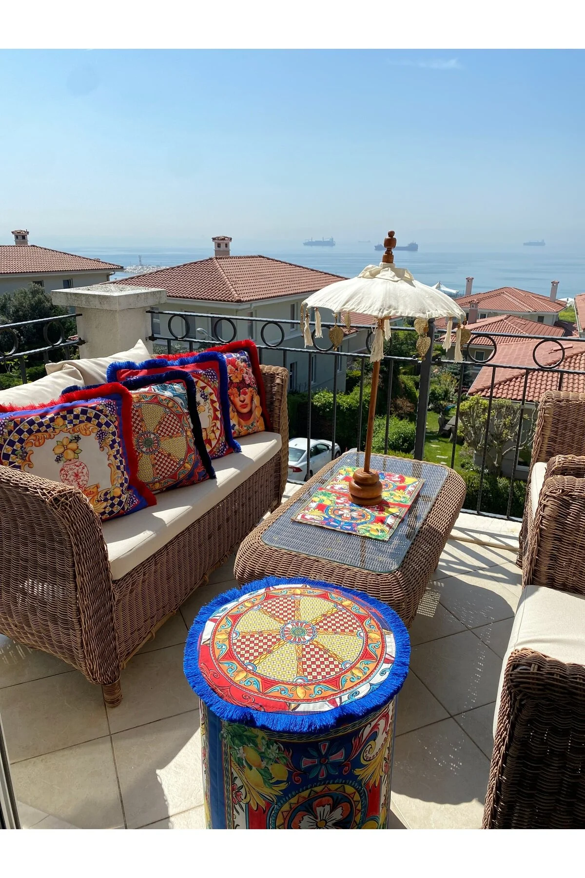 پاف و نیمکت پف سیسیلی اورجینال Lusso Gardenya