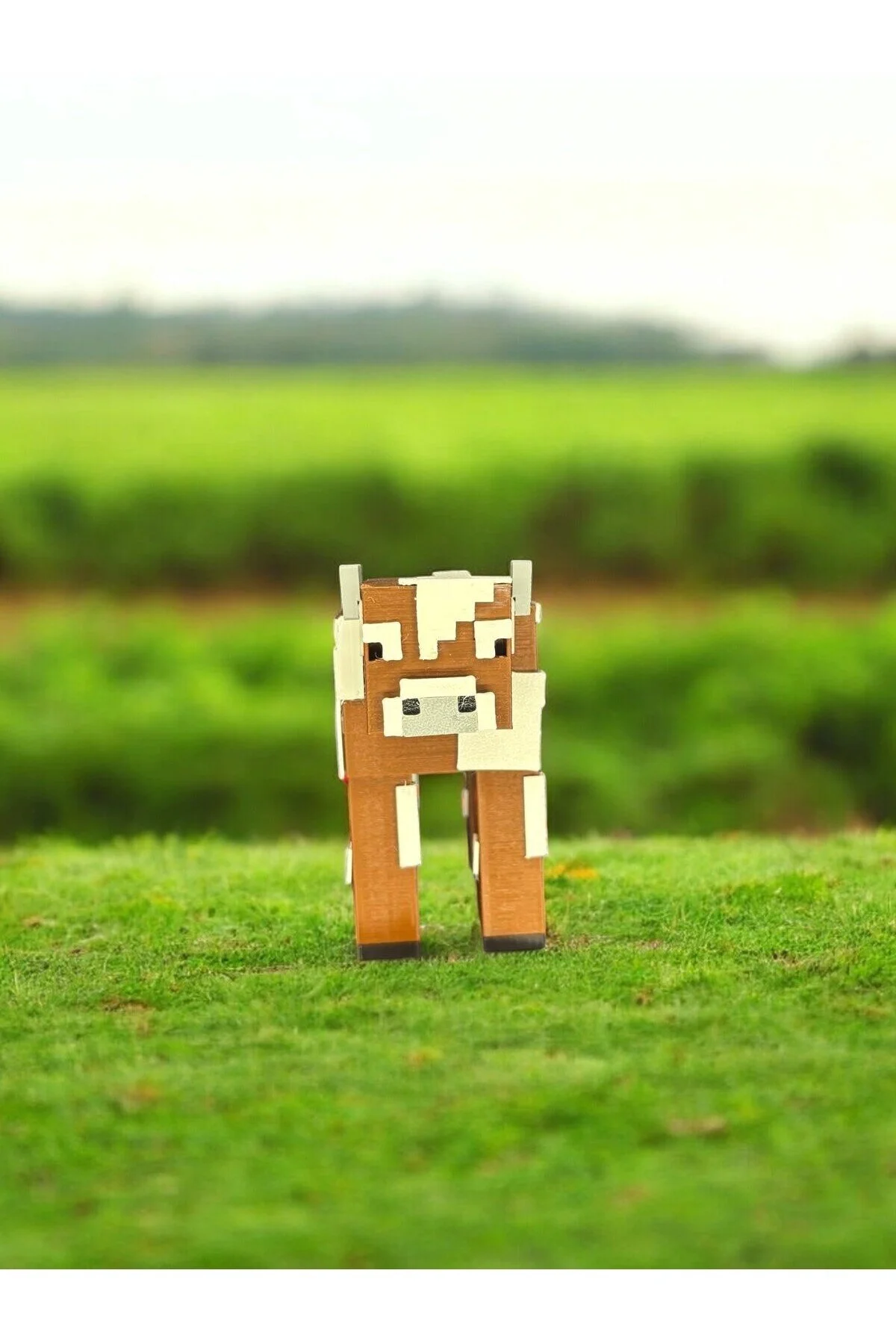 فیگور شکل گاو MINECRAFT اورجینال 3boyutcraft