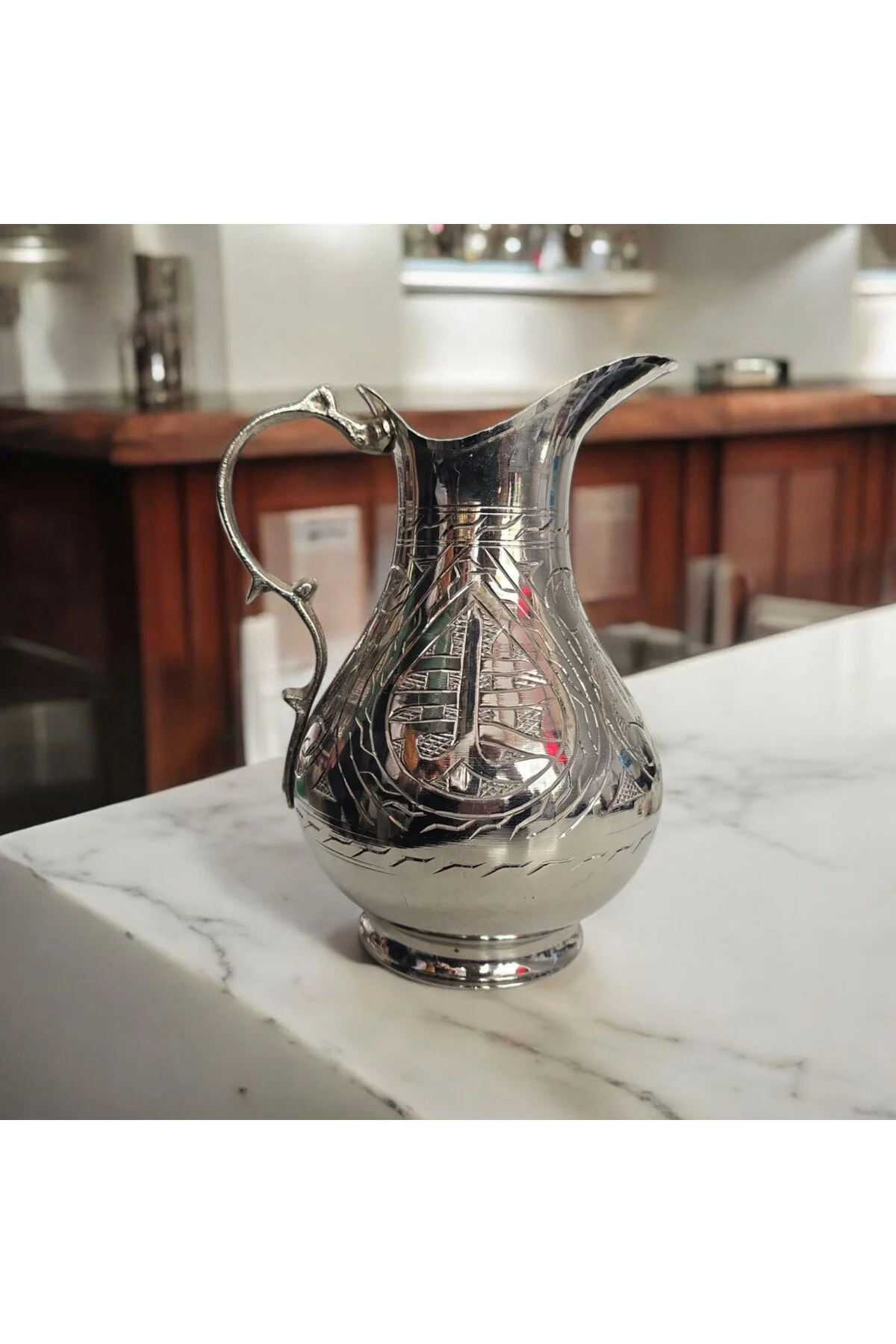 پارچ و تنگ کار دستی مس 2 LT JUG EL YAPIMI