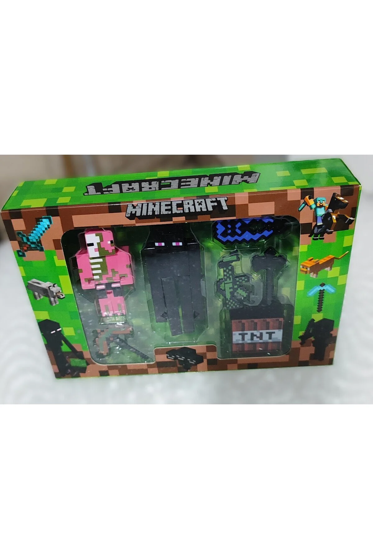 اسباب بازی های فیگور شخصیت ست جعبه ای MINECRAFT AD1025 ada çanta kırtasiye