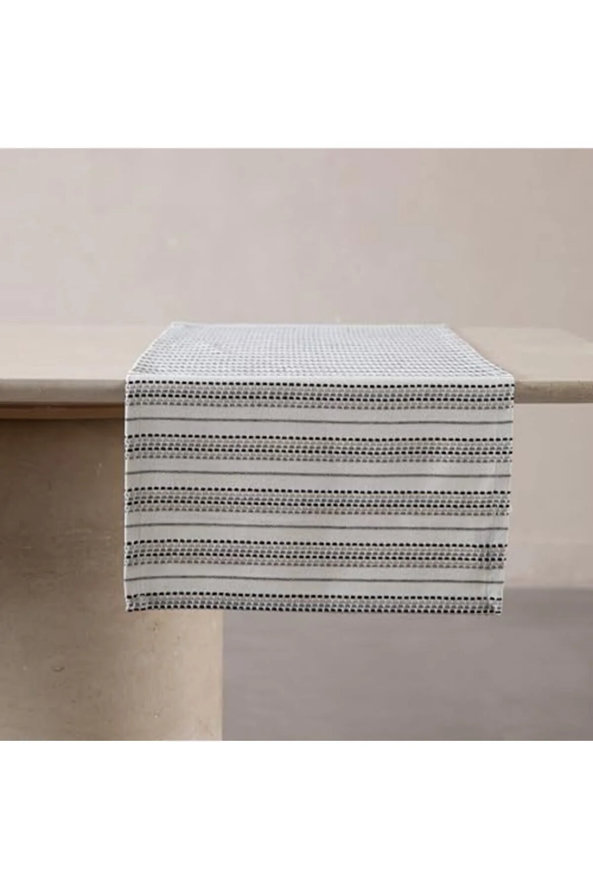 رانر و زیر بشقابی BYSTOREBY CONCEPT BLISS RUNNER GREY BEIGE 40 X 130 NEWDING 646268 STOREMAX