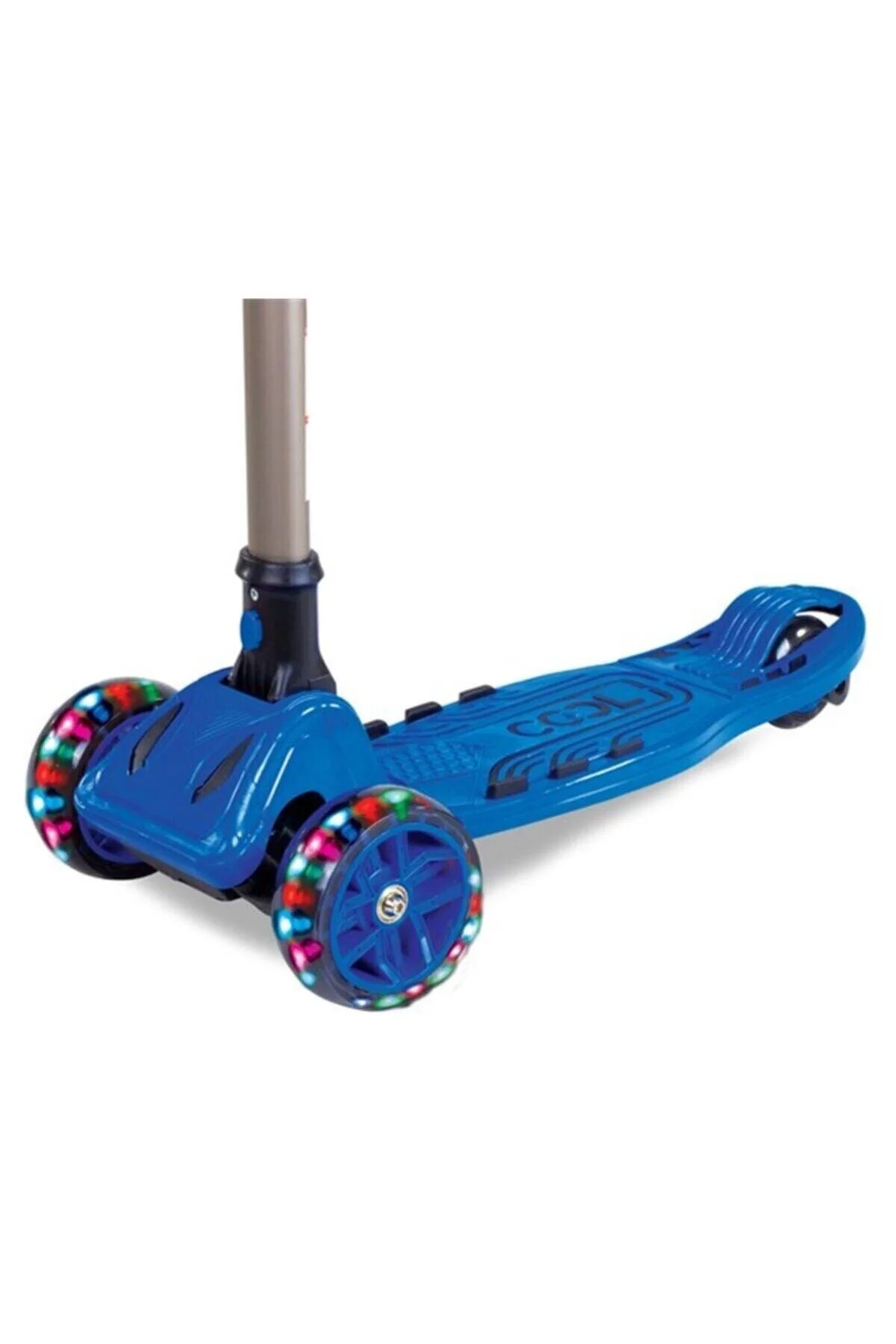 اسکوتر کودکان آبی COOL WHEELS MAXI 3 WHEEL قابل تنظیم ارتفاع با چراغ های LED 50 کیلوگرم Furkan Toys