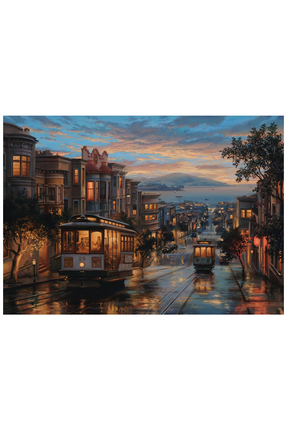 پازل Streets of San Francisco 1500 Piece Puzzle کد: 4531 PUZZLE Anatolian Puzzle