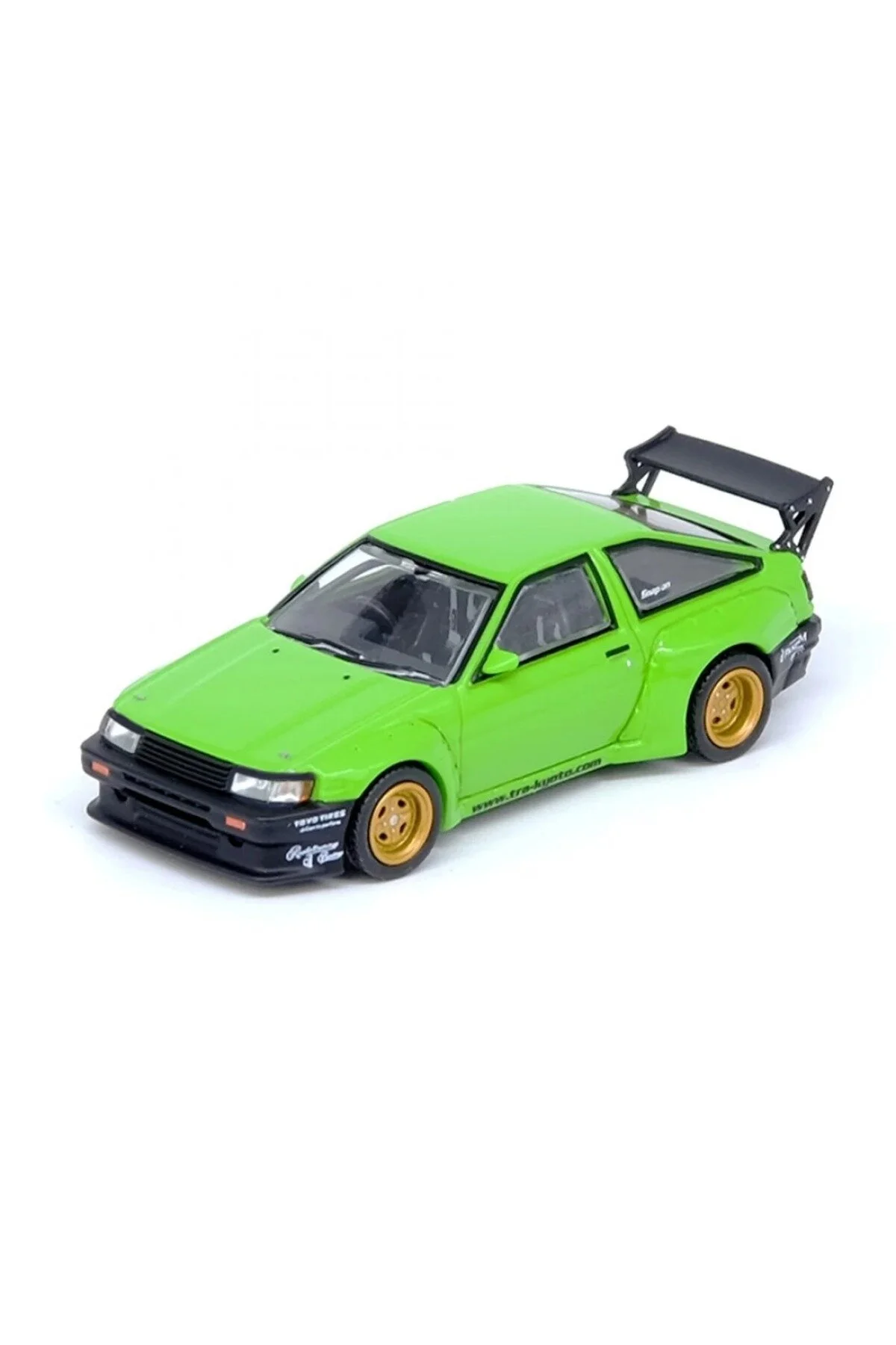 ماشین اسباب بازی TOYOTA A AE86 LEVIN PANDEM ROCKET BUNNY سبز Inno 64 Models