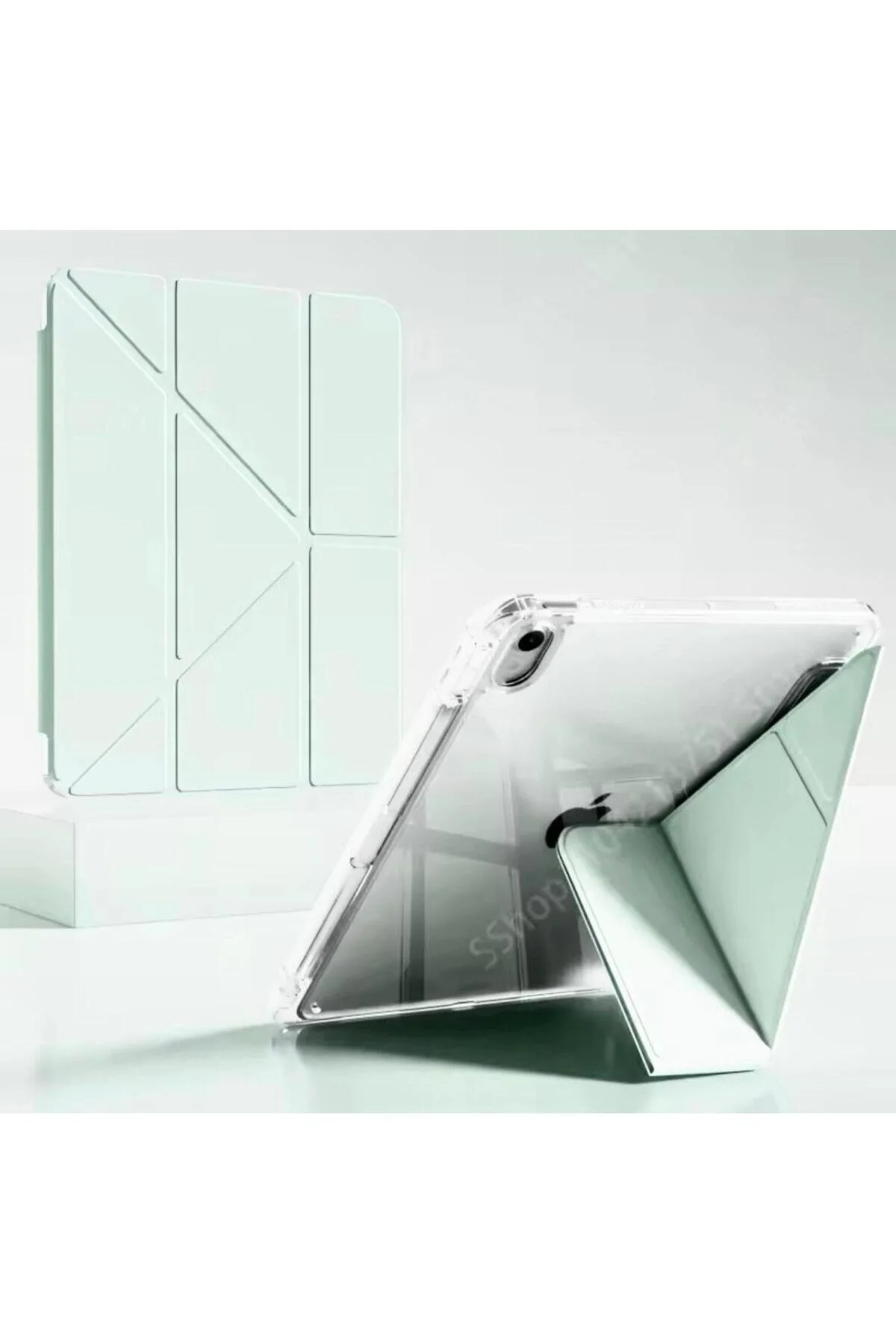 کاور تبلت APPLE IPAD نسل یازدهم قاب 3 تاشو سازگار با حالت خواب محفظه نگهدارنده قلم UK