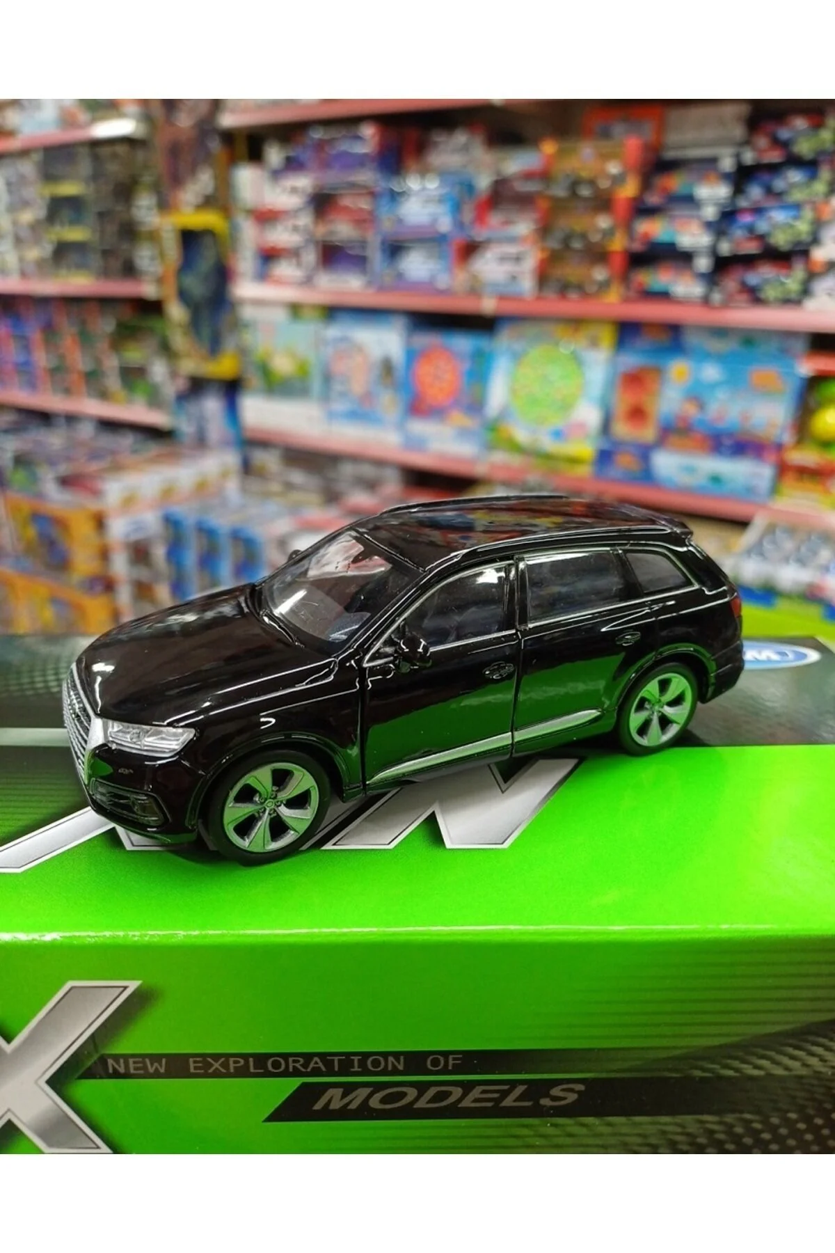 مدل خودرو AUDI Q7 JIP DIECAST METAL CAR DOORS COLLECTION MODEL CZECHBREED BLACK OYUNCAKSAHİLİ