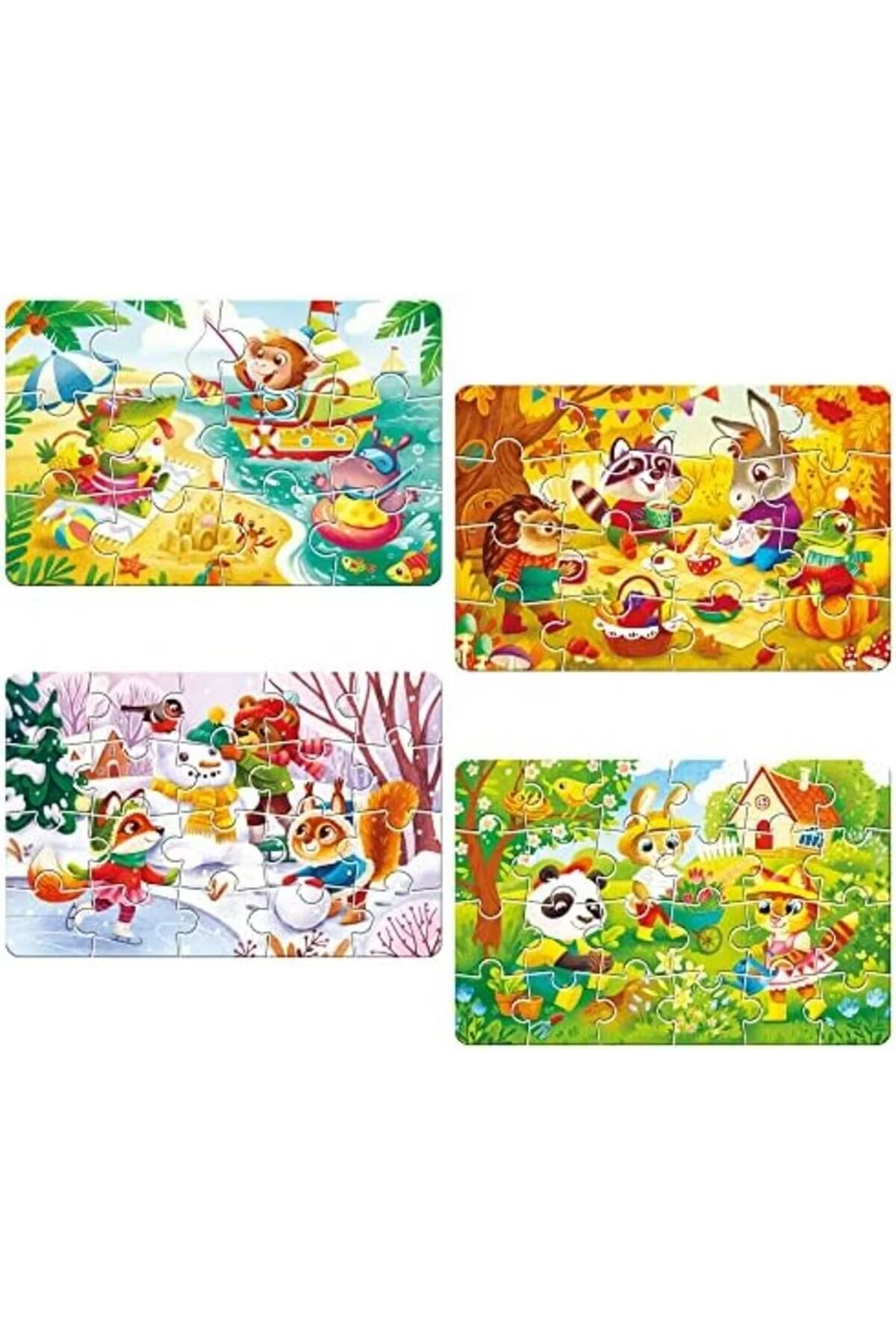 پازل اسباب بازی های JEVNNA 4 SEASON PUZZLE TOOL 646268 STOREMAX