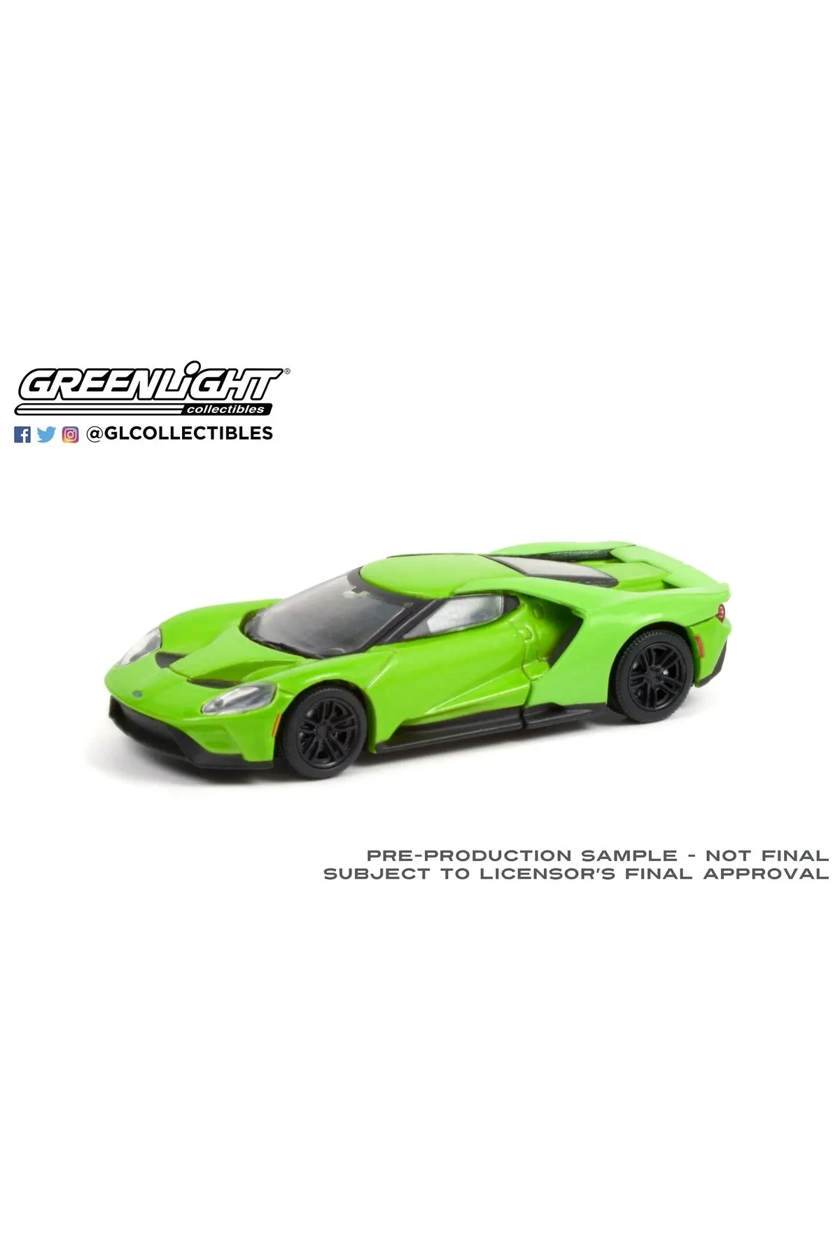 مدل خودرو 1:64 BARRETT JACKSON 2017 FORD GT گرین لایت Greenlight