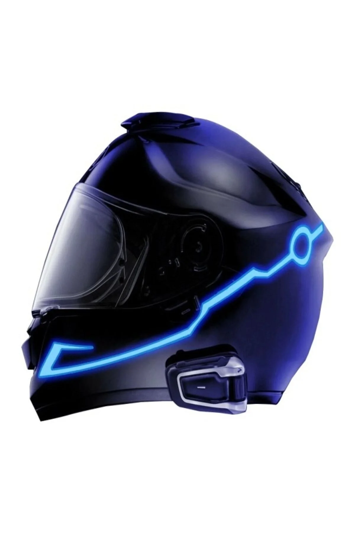محصولات منعکس کننده موتورسیکلت زیور آلات کلاه ایمنی چراغ دار LED Tex