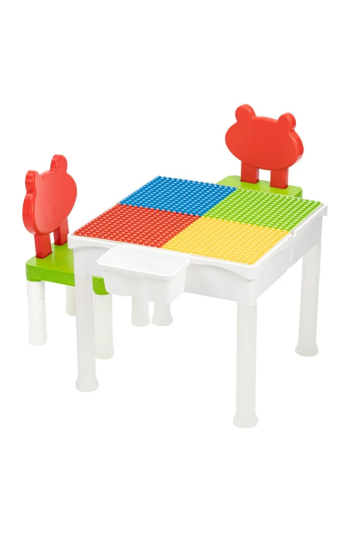 لگو و اسباب بازی های ساخت محور میز فعالیت مگا سازگار LEGO DUPLO با دو صندلی بلوک 87 تکه از ترکیه Genel Markalar