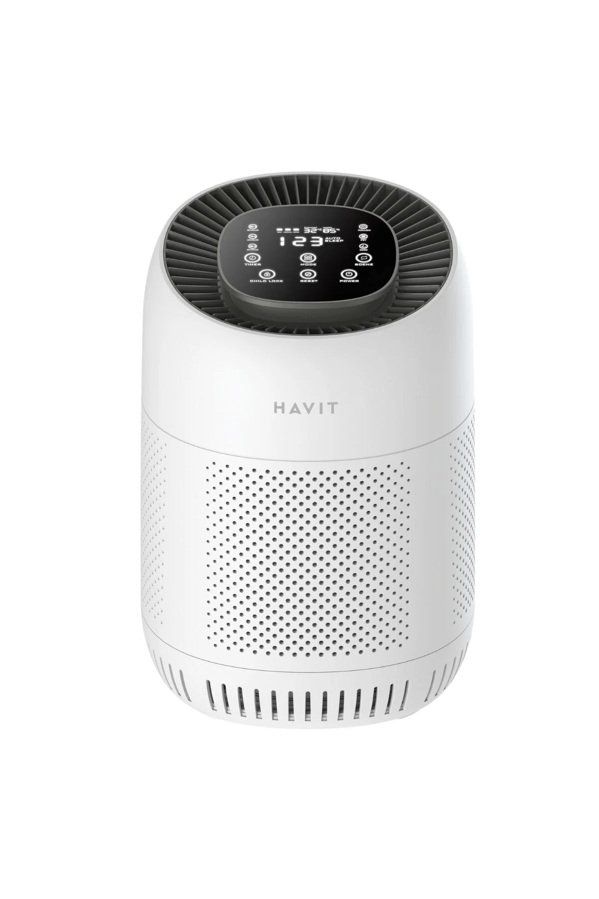 تصفیه کننده هوا HAP102 دستگاه تمیز هوای تازه HEPA FILTER LED صفحه نمایش آرام Havit