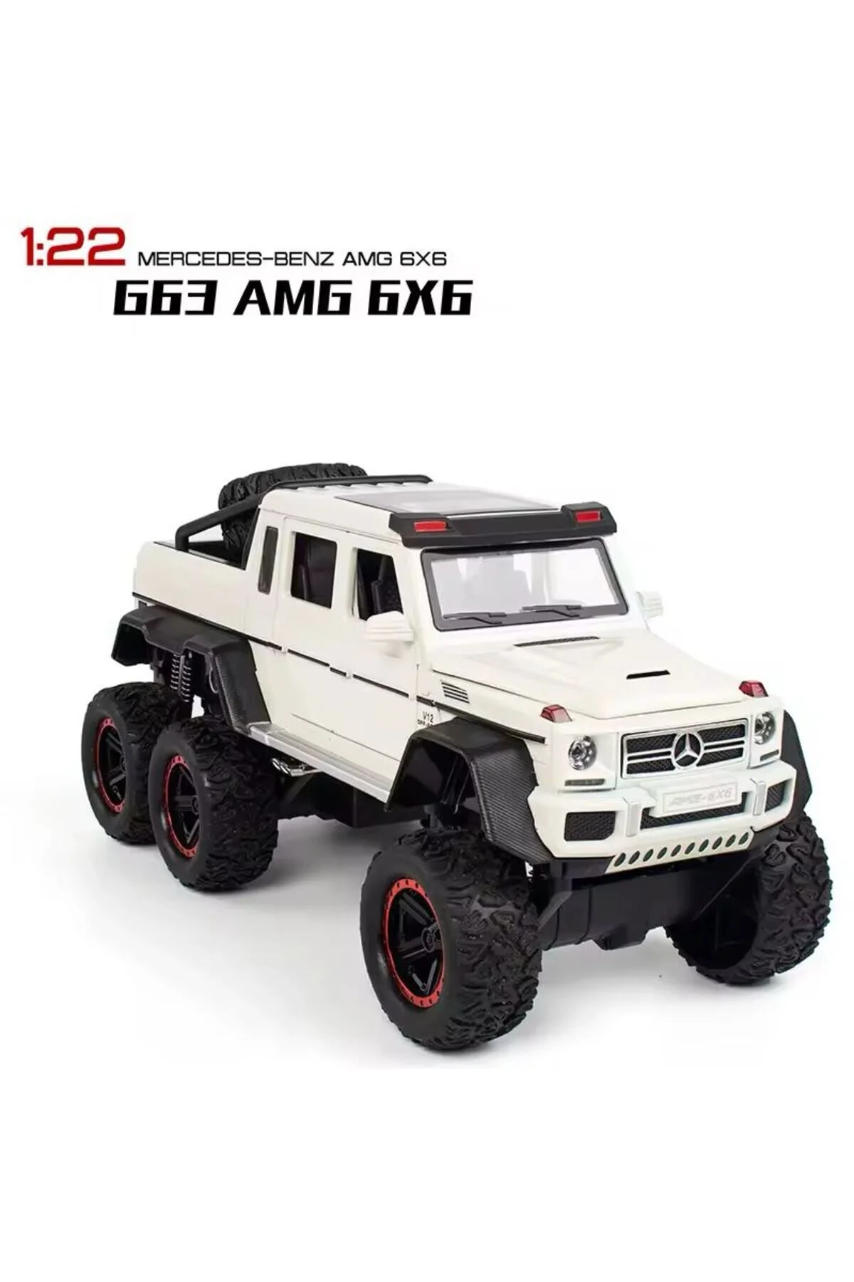 ماشین اسباب بازی مرسدس AMG 6X6 DIECAST CAR MERCEDES G65 JIP SECTOYS