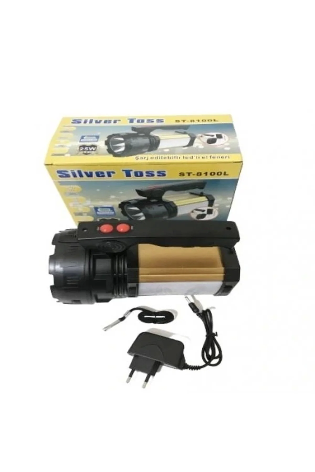 چراغ قوه LED قابل شارژ 25W با خروجی USB 5047 Go İthalat