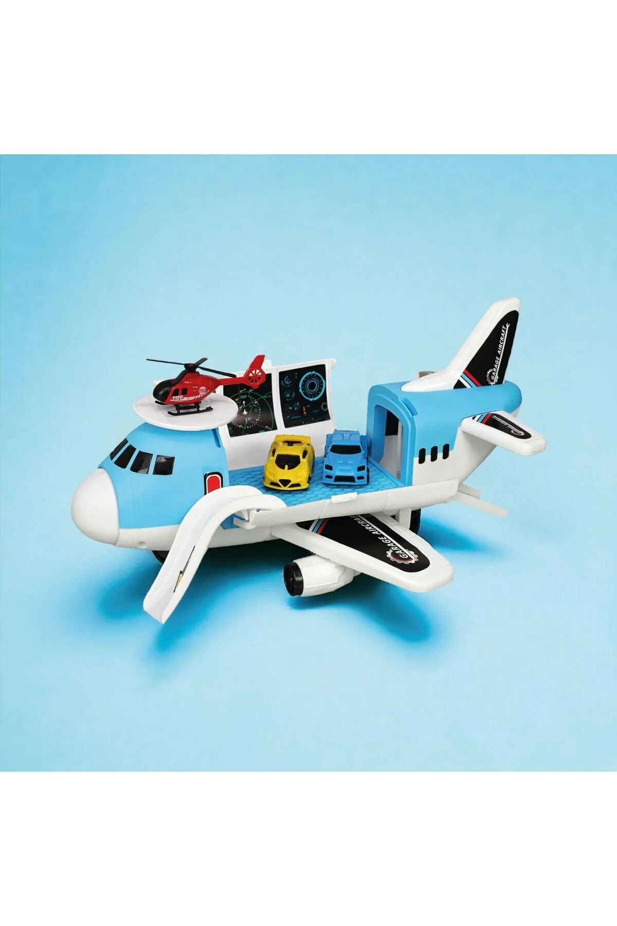 ماشین اسباب بازی ست هواپیما MY FLYING GARAGE آموزشی و سرگرم کننده کودکانه HEROES TOYS