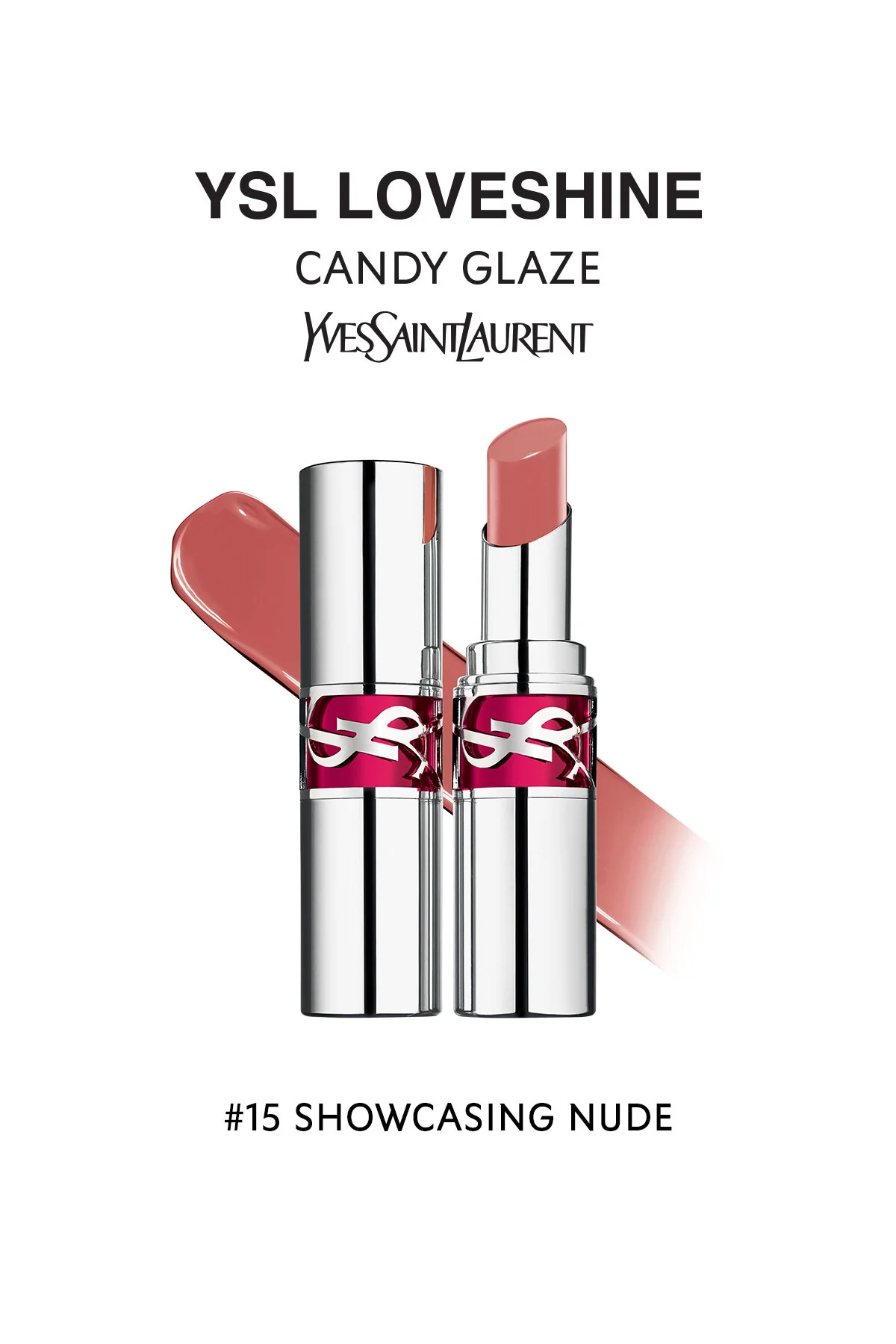 رژ لب LOVESHINE CANDY GLAZE PATCHING موثر 15 ویترین برهنه 4936968817861 ایو سن لوران Yves Saint Laurent