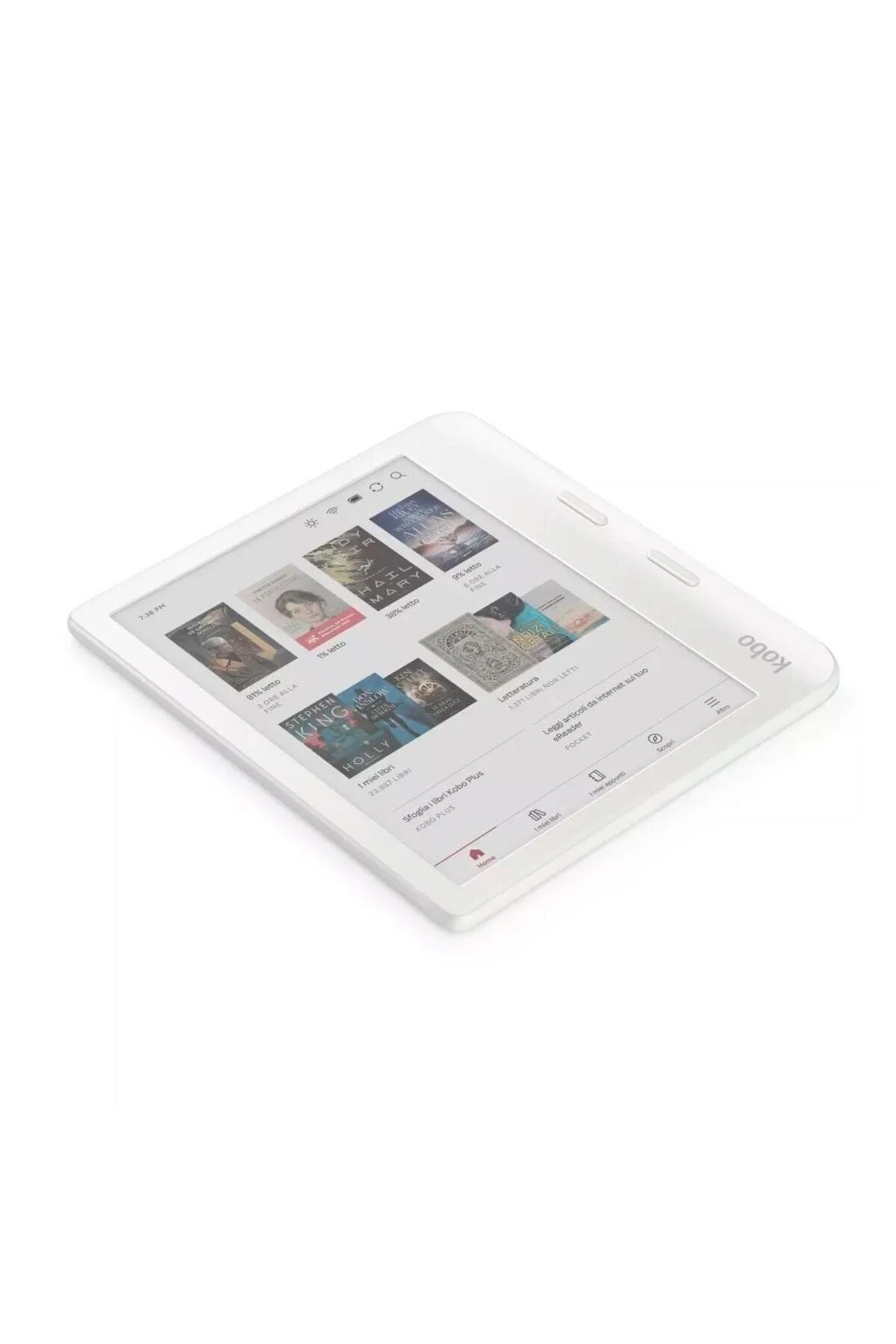 دستگاه کتاب خوان الکترونیکی LIBRA COLOR E RDR سفید Kobo