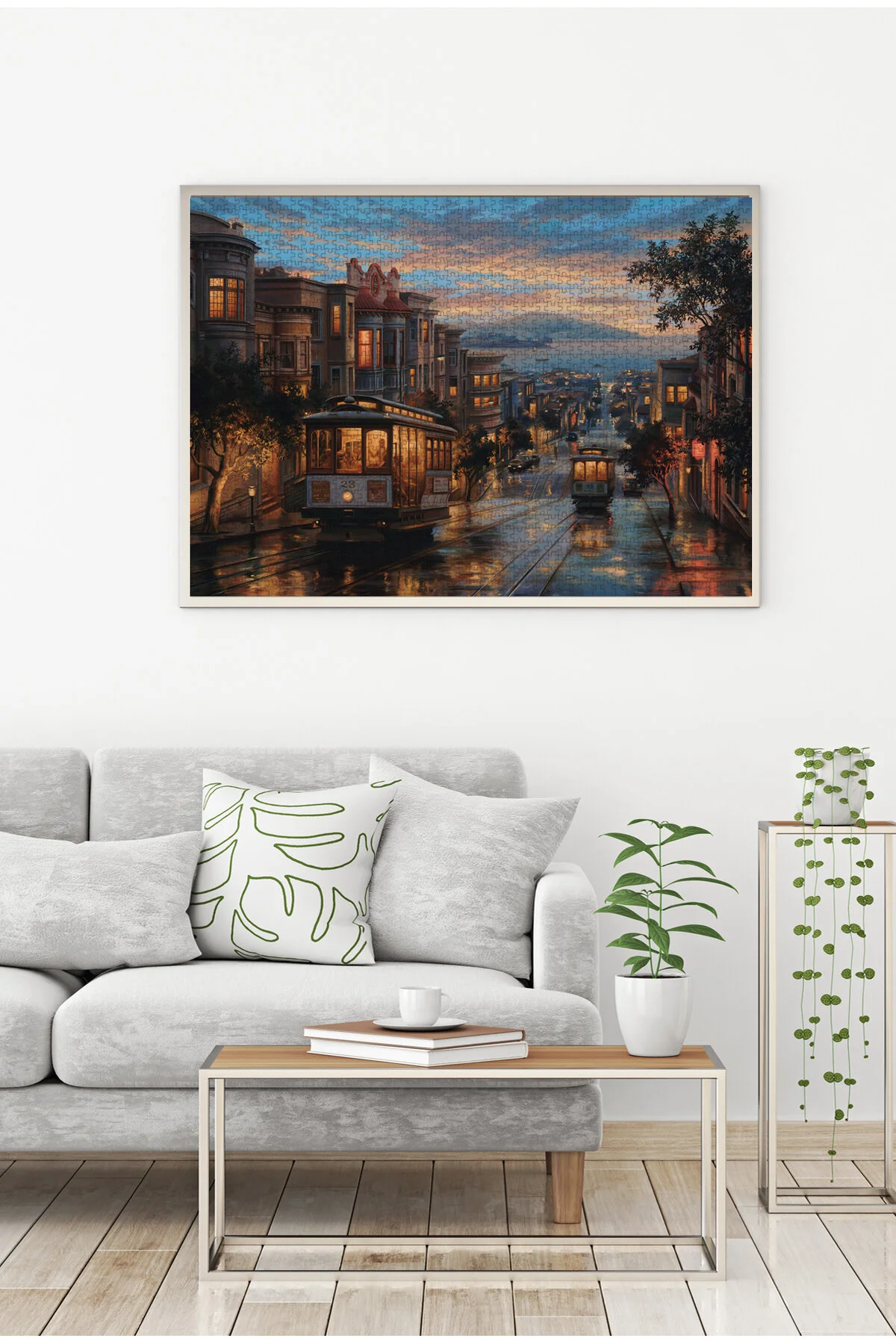 پازل Streets of San Francisco 1500 Piece Puzzle کد: 4531 PUZZLE Anatolian Puzzle