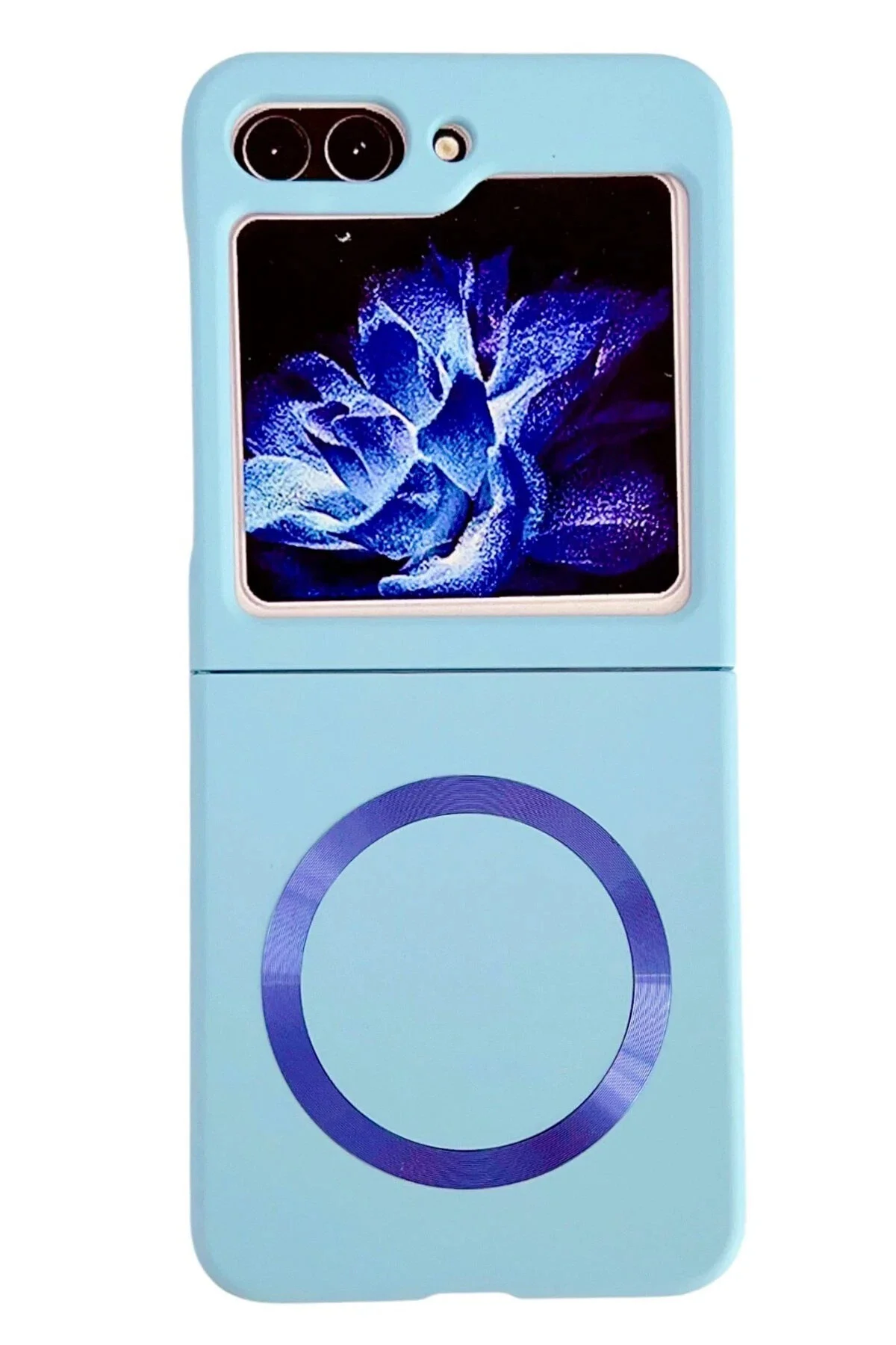 کاور و قاب سامسونگ GALAXY Z FLIP 5 CASE MATA FOLD COVER SIERRA BLUE ALMLA NewFace