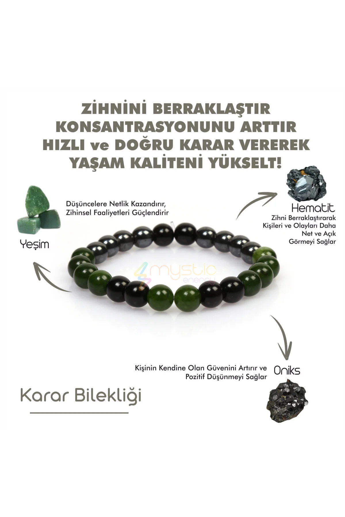 دستبند فشن تصمیم گیری اورجینال Mystic Energy