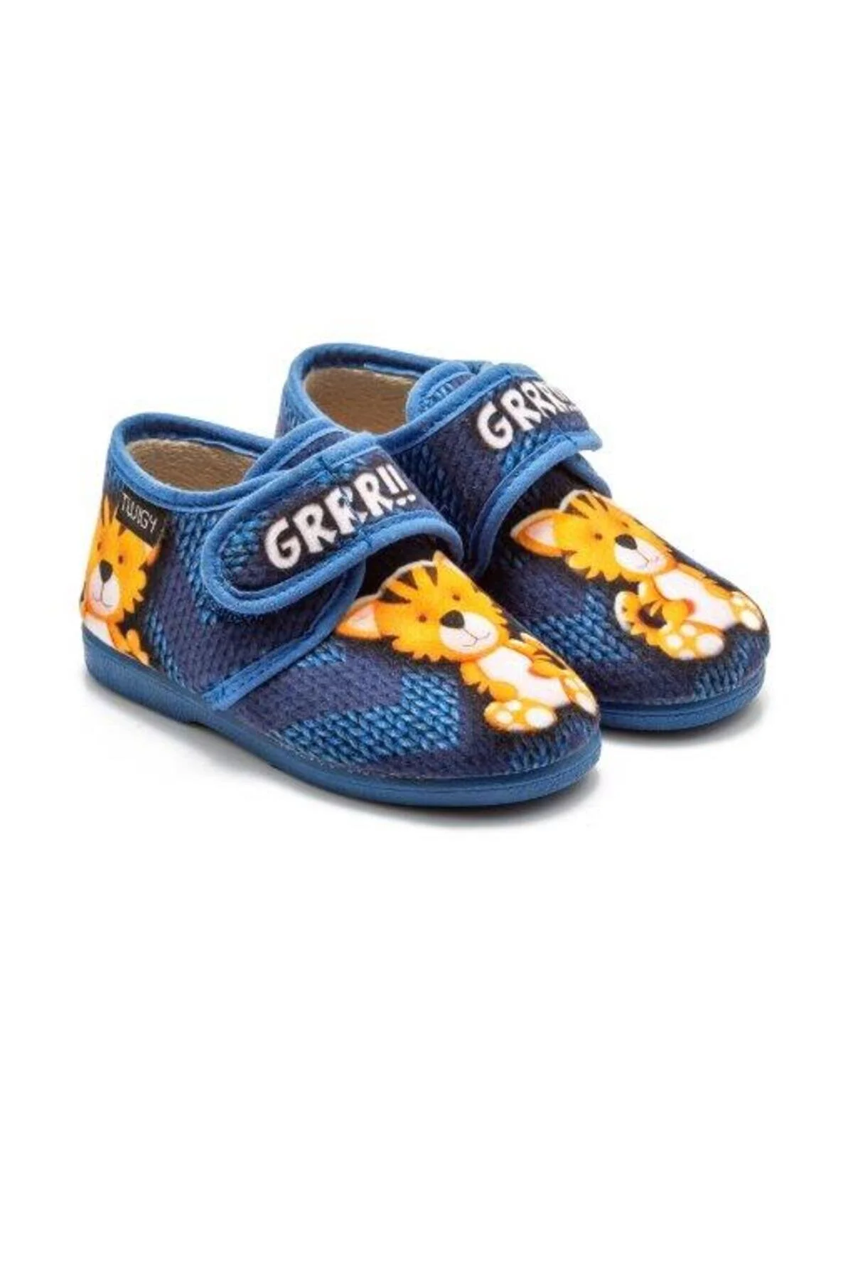 کفش دخترانه پسرانه یونیسکس Booties Lion Nursery Navy Blue تویگی Twigy