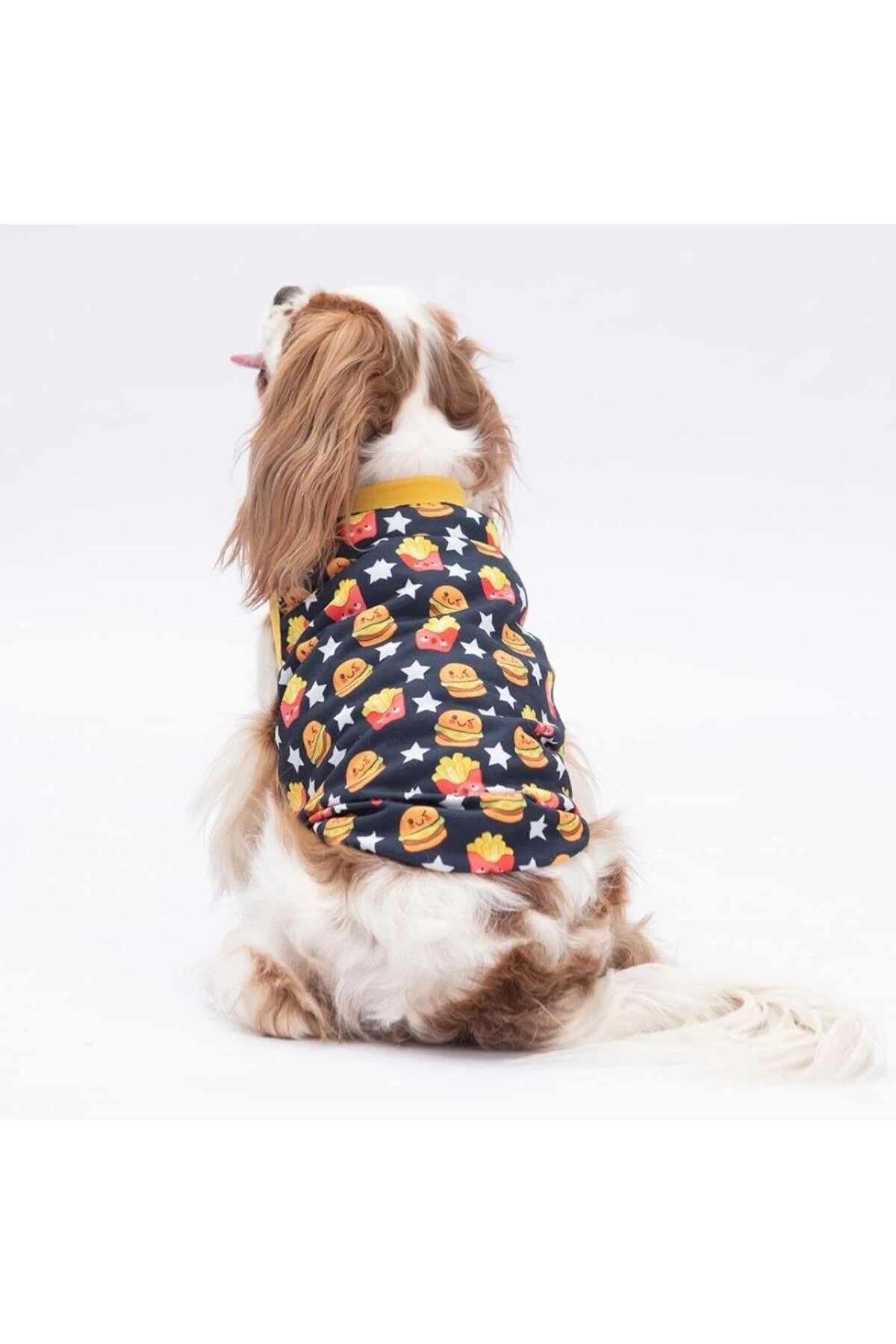 لباس سگ تی شرت گربه ستاره همبرگر اورجینال Pawstar