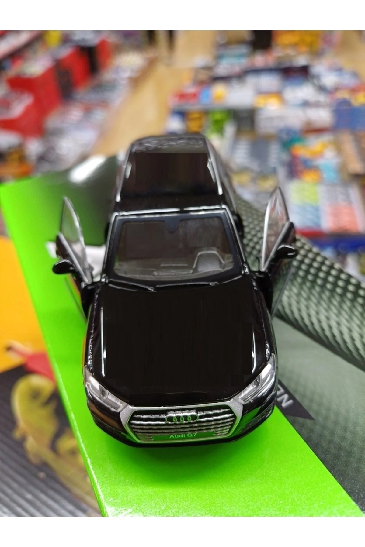 مدل خودرو AUDI Q7 JIP DIECAST METAL CAR DOORS COLLECTION MODEL CZECHBREED BLACK OYUNCAKSAHİLİ