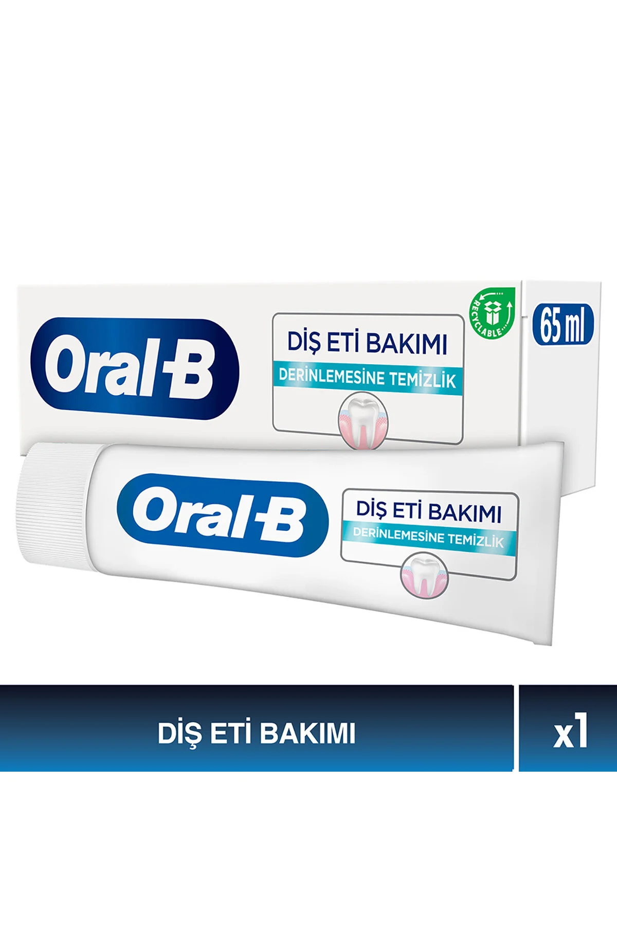 خمیردندان خمیر دندان مراقبت از لثه 65 میلی لیتر اورجینال Oral-B