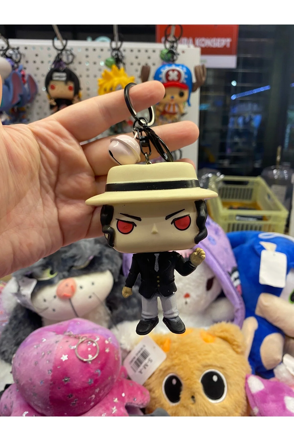 جلیقه کلید انیمه DEMON SLAYER BIG HEAD FIGURE TANJIRO NEZUKO ZENITSU INOSUKE MUZAN KESER İnci