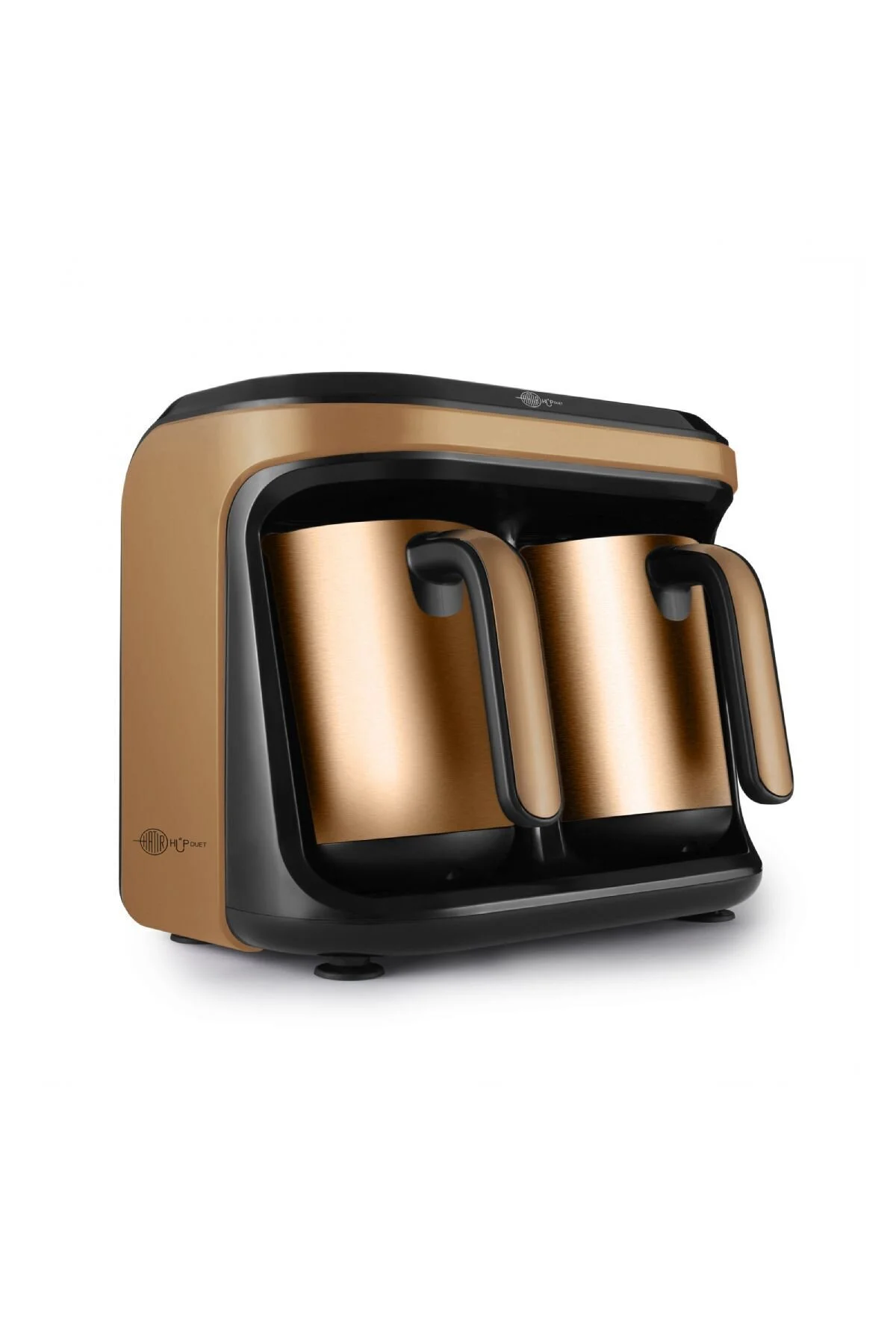 قهوه ساز ترک HUP DUET AROMA STEEL BINARY DOFFEE BRONZE کاراجا Karaca