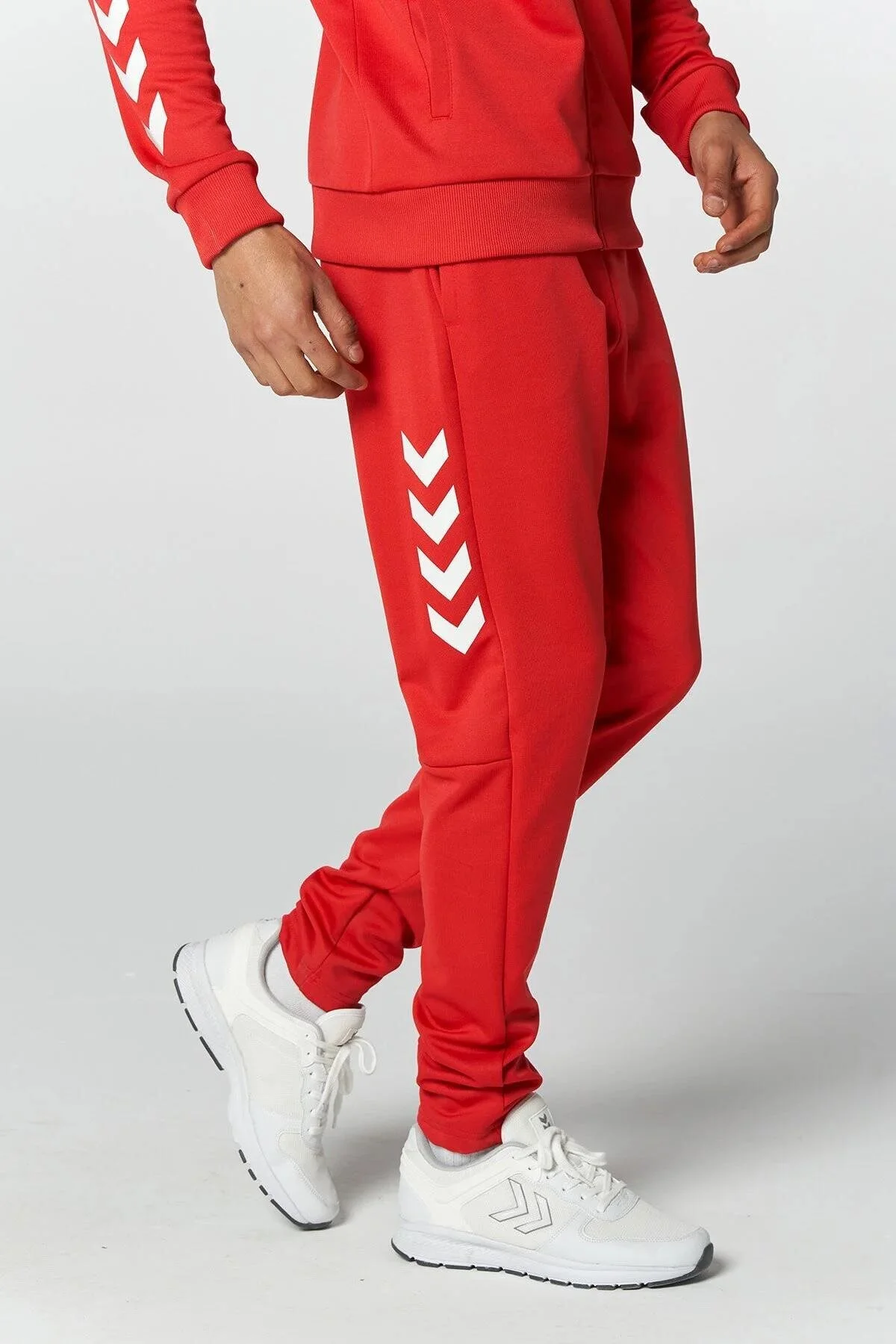 شلوار گرمکن قرمز مردانه Tracksuit Six Falconzo هومل اورجینال hummel