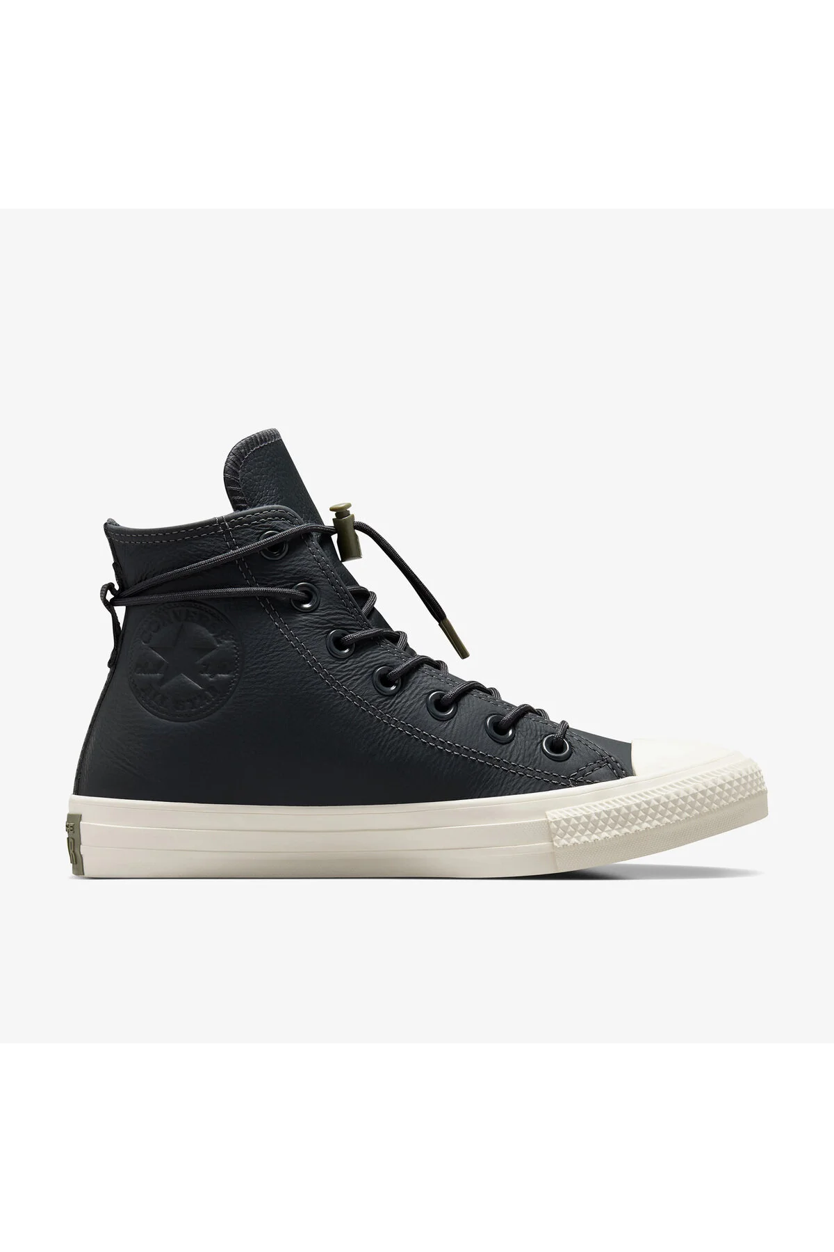 بوت چرمی پلتفرم زنانه کانورس مدل Chuck Taylor All Star Lift – مشکی